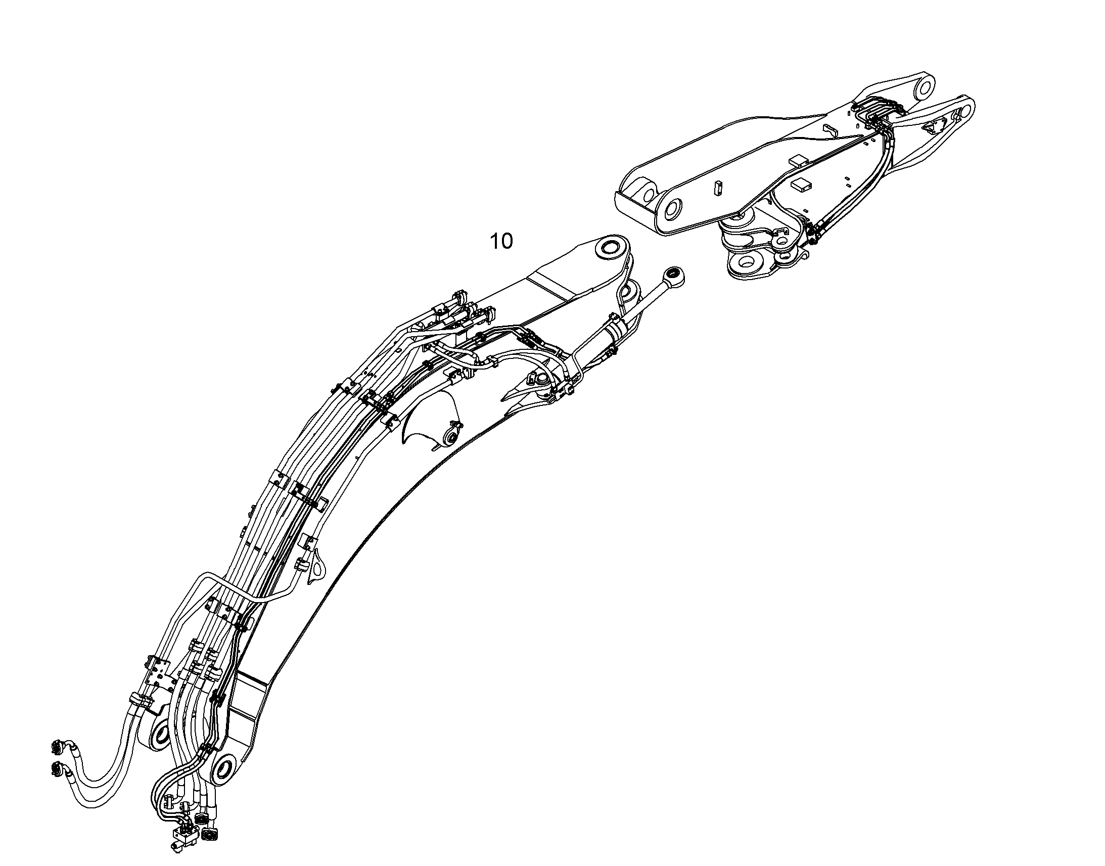 ЗАЩ.ТРУБЫ ЦИЛ.РУК. 10089292 LIEBHERR
