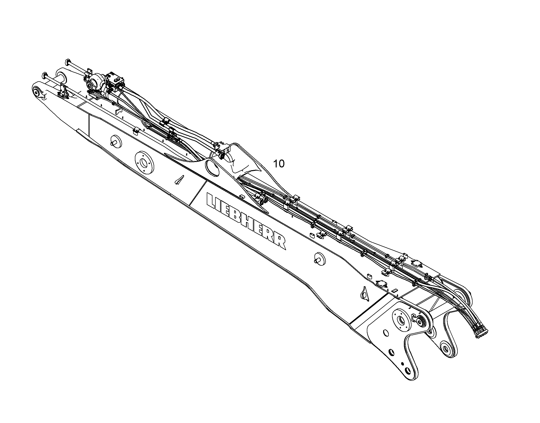 ЗАЩ.ТРУБЫ ЦИЛ.РУК. 10093383 LIEBHERR