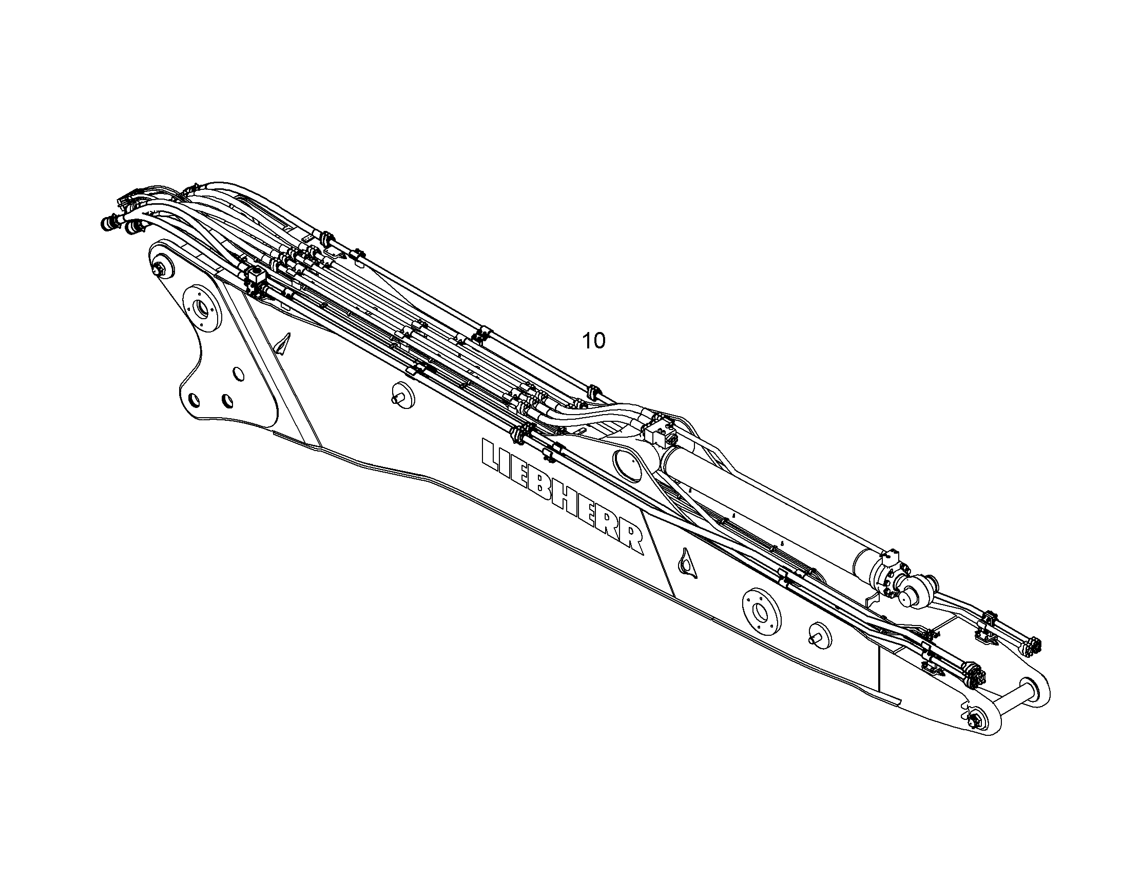 ПРОВОДКА МОНТАЖ AHS 10093379 LIEBHERR