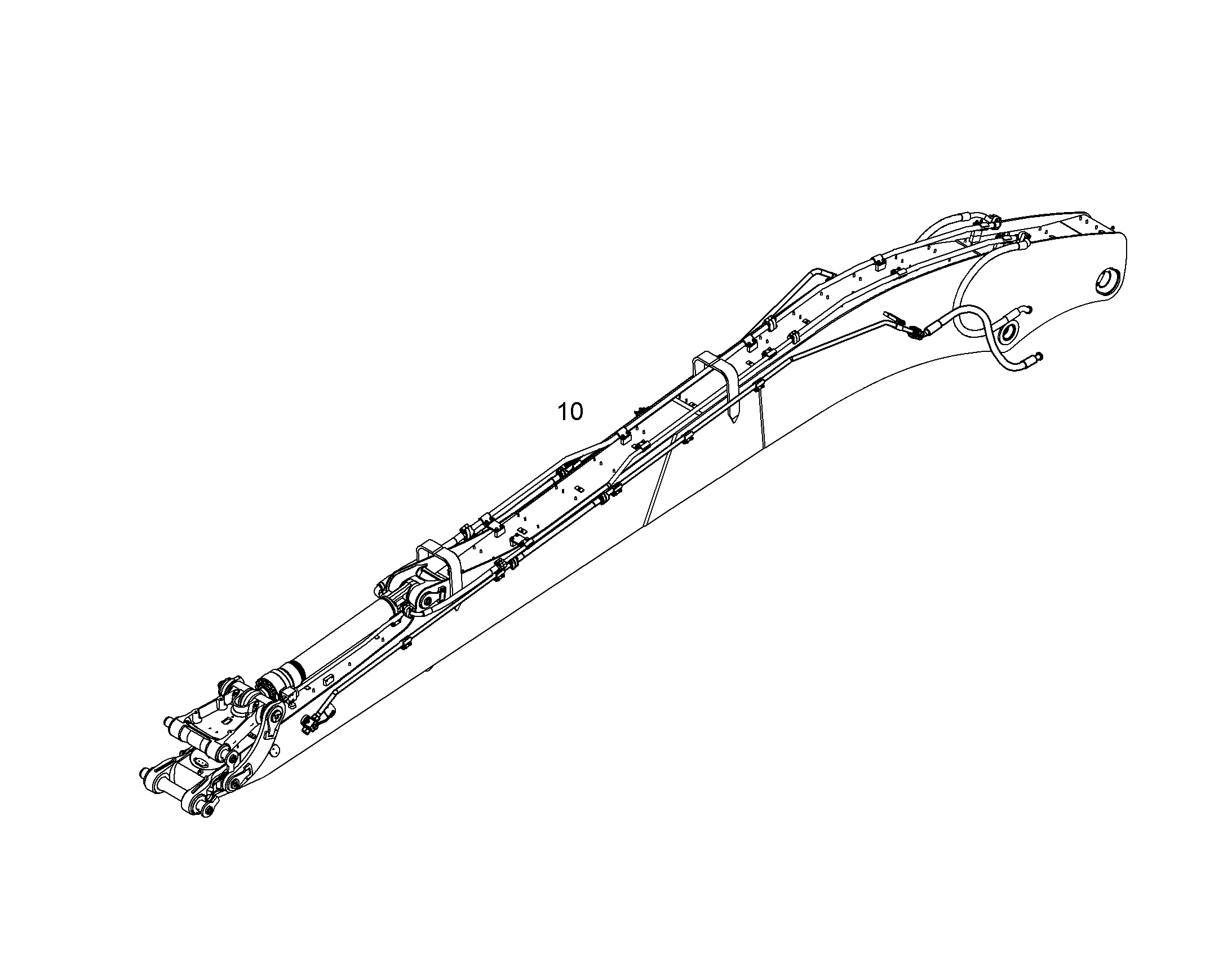 ПРОВОДКА МОНТАЖ AHS 10091866 LIEBHERR