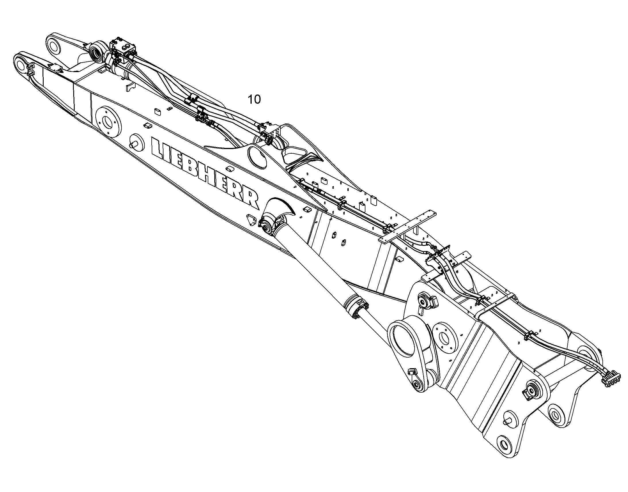 ЗАЩ.ТРУБЫ ЦИЛ.РУК. 10093715 LIEBHERR