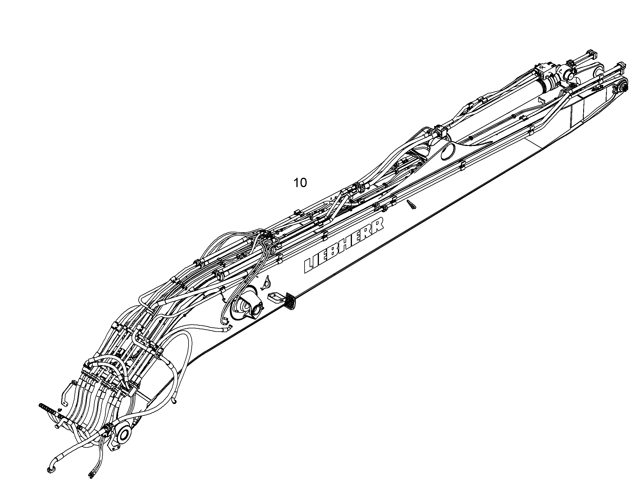 ПРОВОДКА МОНТАЖ AHS 10087218 LIEBHERR
