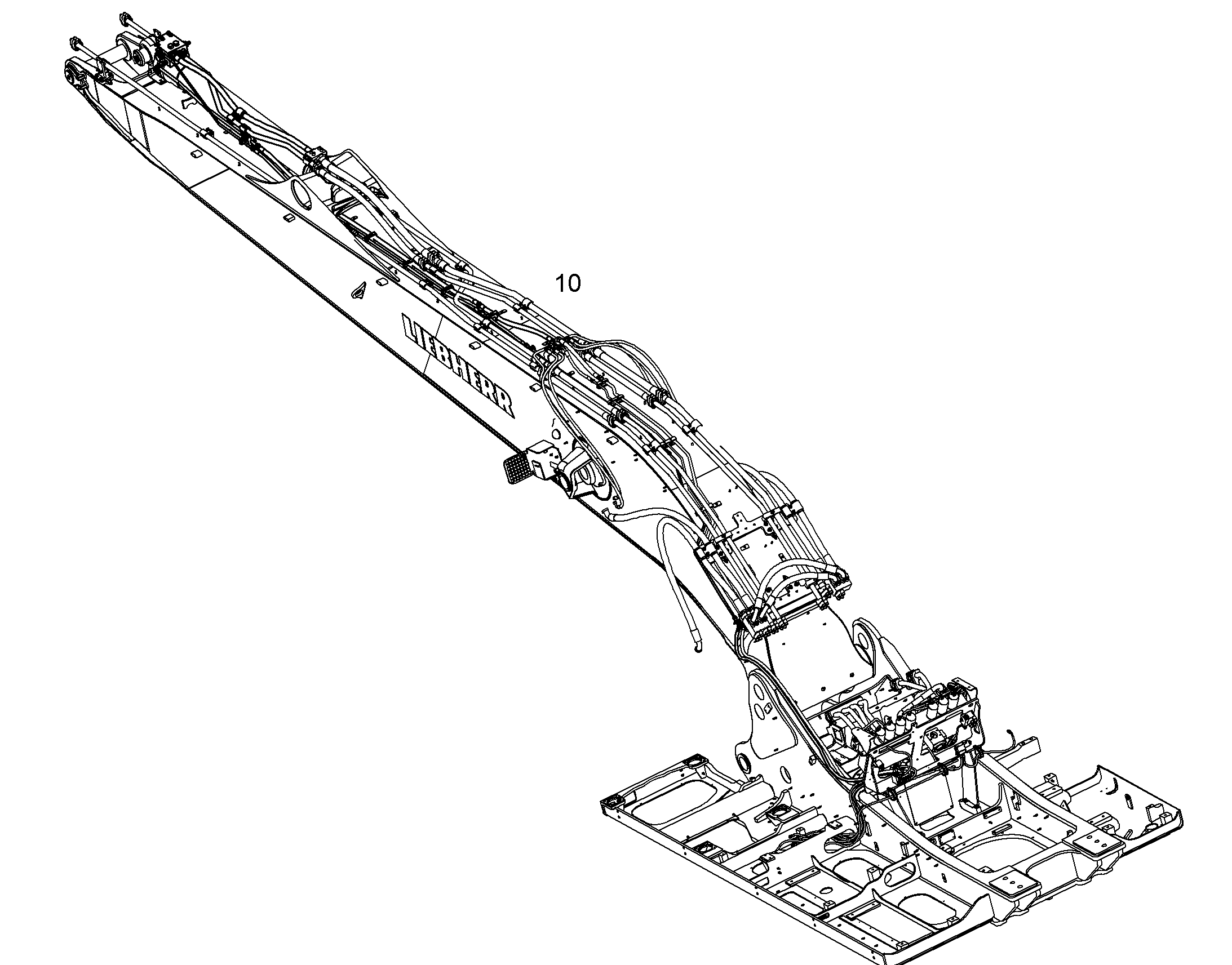 ЗАЩ.ТРУБЫ ЦИЛ.РУК. 10087221 LIEBHERR