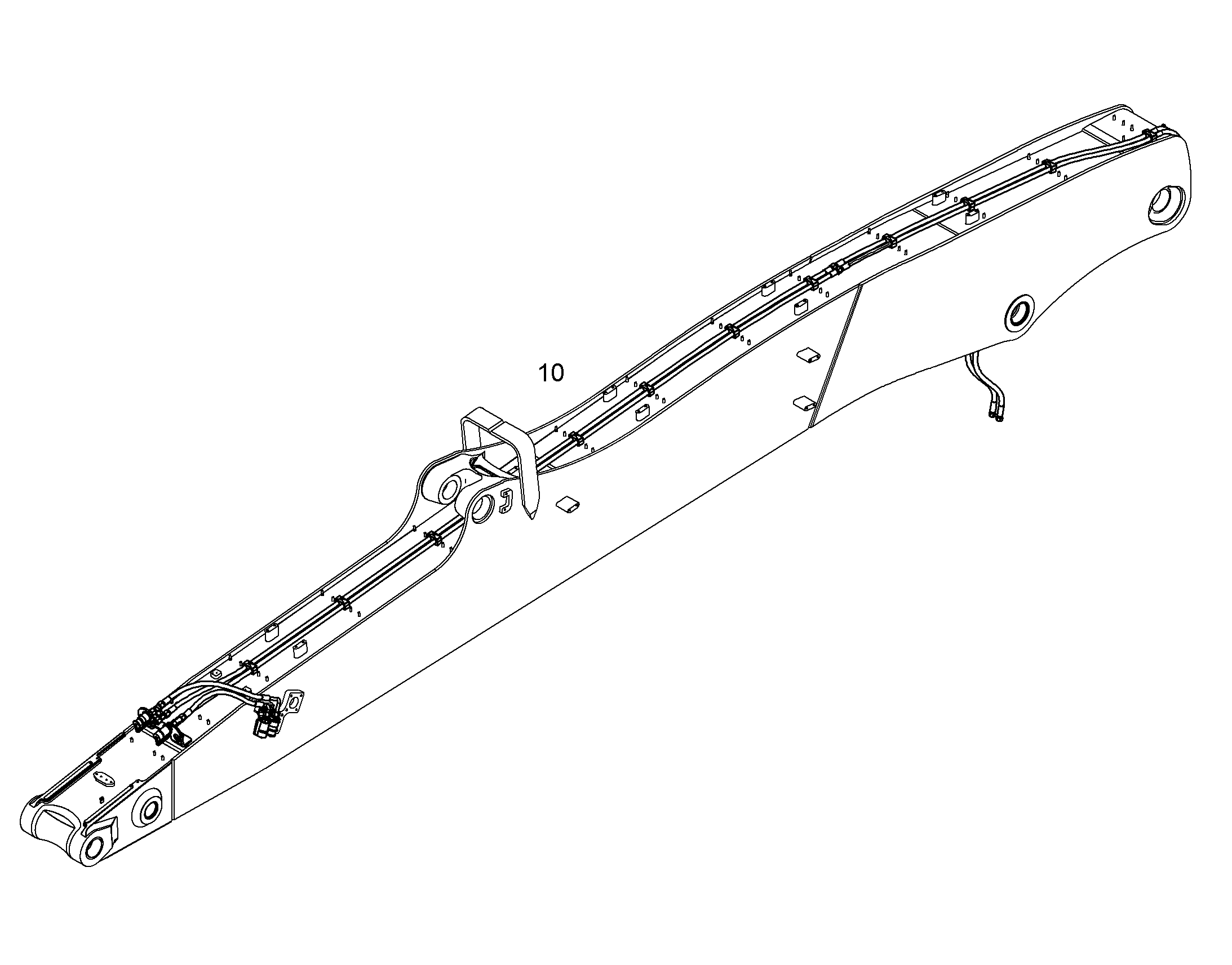 ПРОВОДКА ПРИВОД МЕХ. ПОВОРОТА 10094326 LIEBHERR