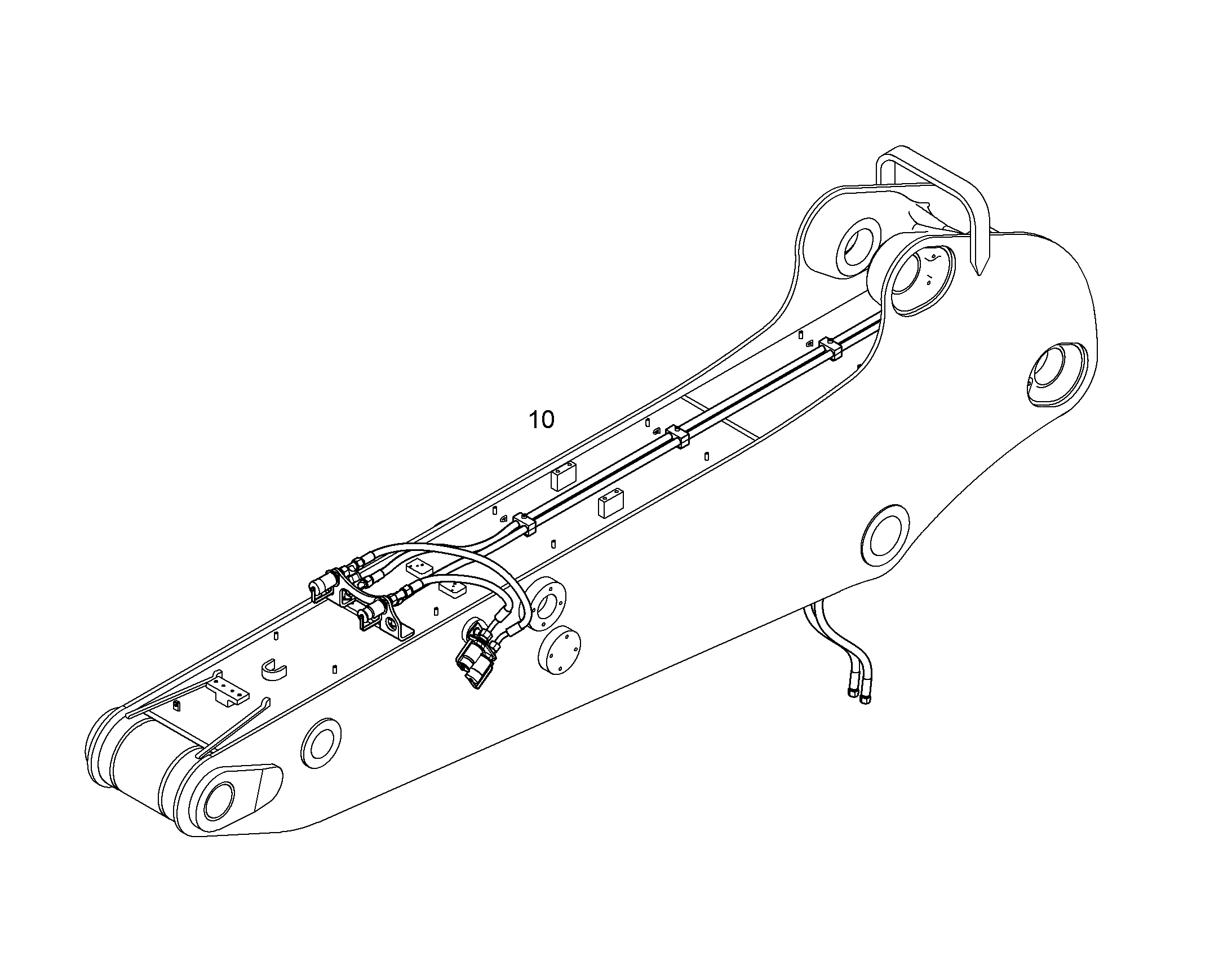 ПРОВОДКА ПРИВОД МЕХ. ПОВОРОТА 10096114 LIEBHERR