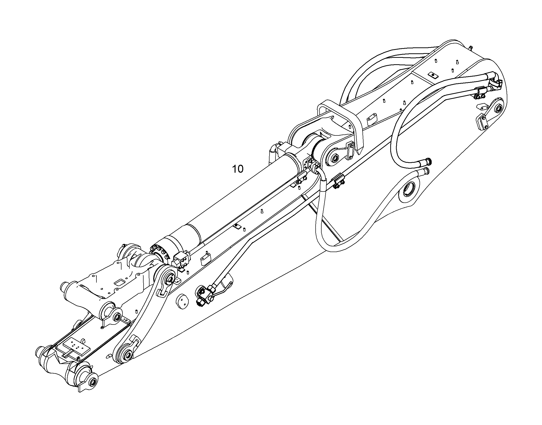 ПРОВОДКА МОНТАЖ AHS 10095386 LIEBHERR