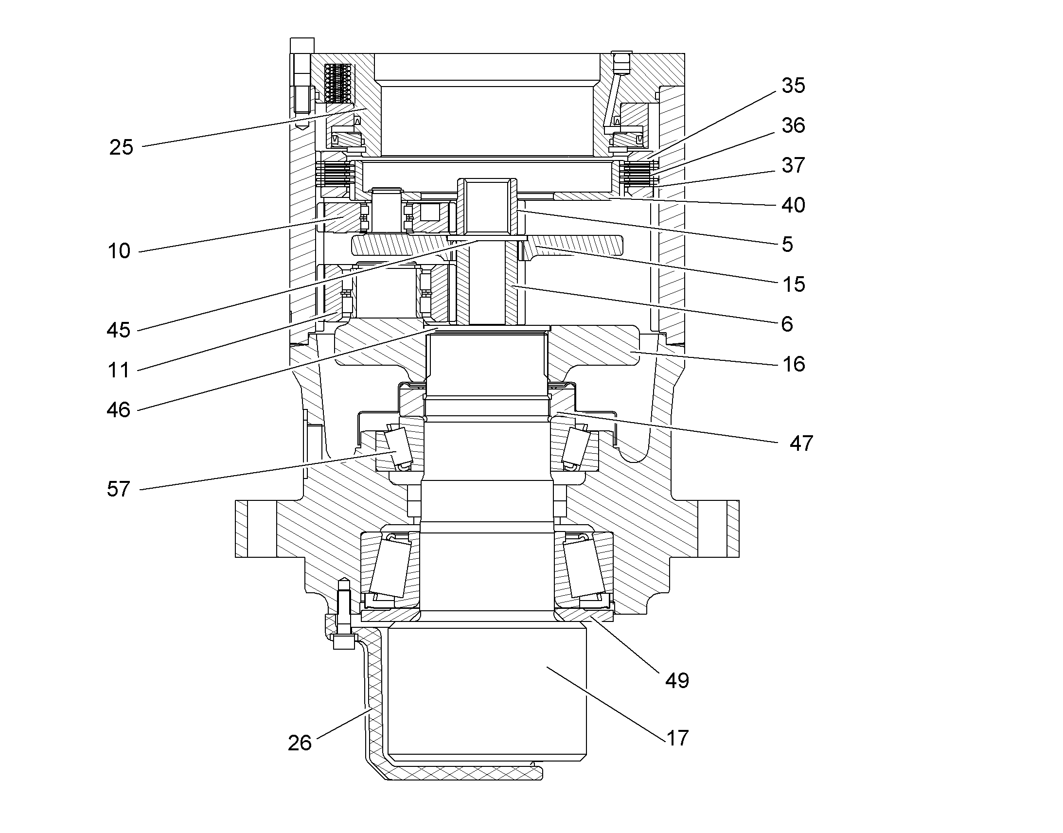 ГАЙКА ШЛИЦЕВАЯ M95X2 969406801 LIEBHERR
