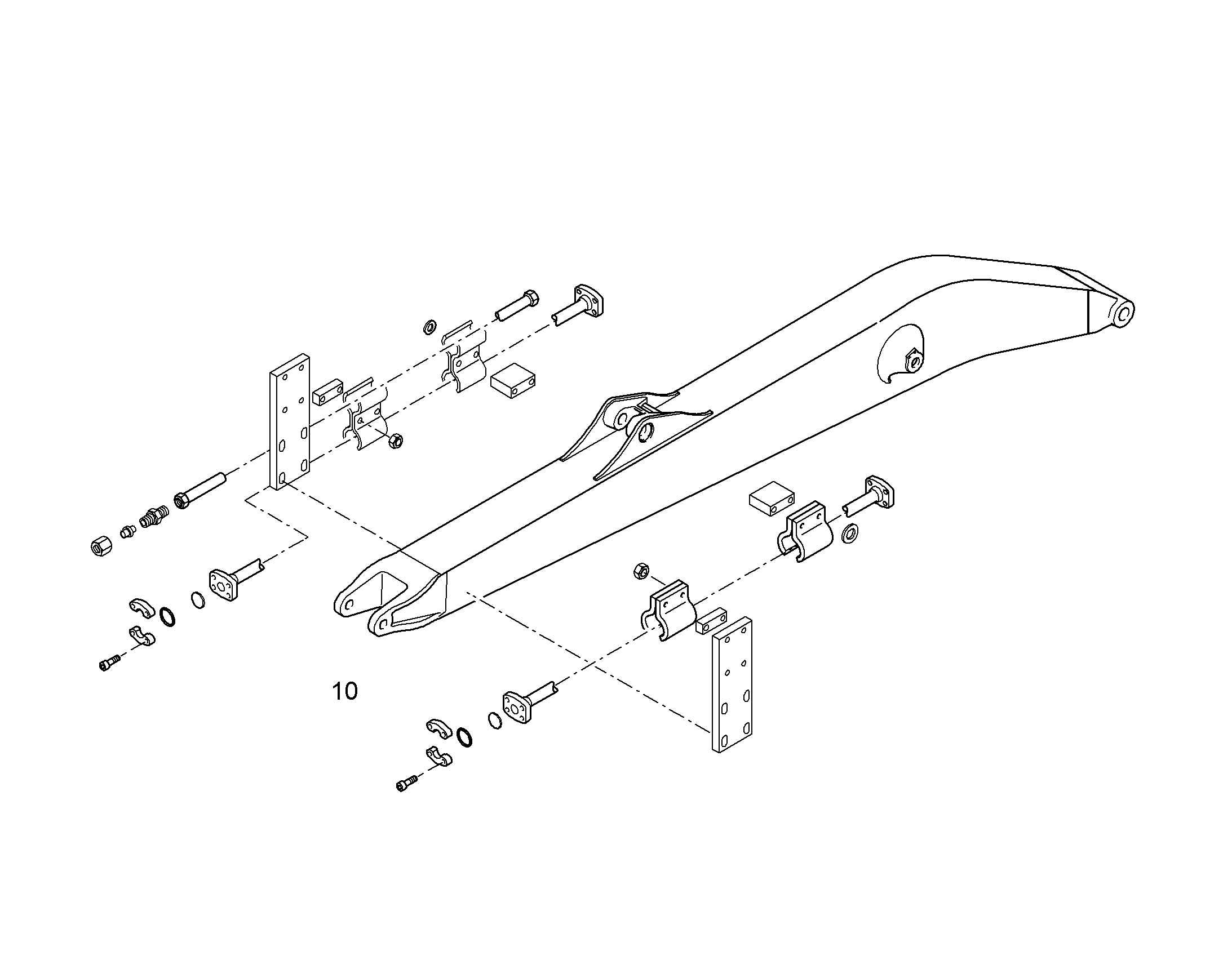 ПРОВОДКА МОНТАЖ AHS 10366600 LIEBHERR