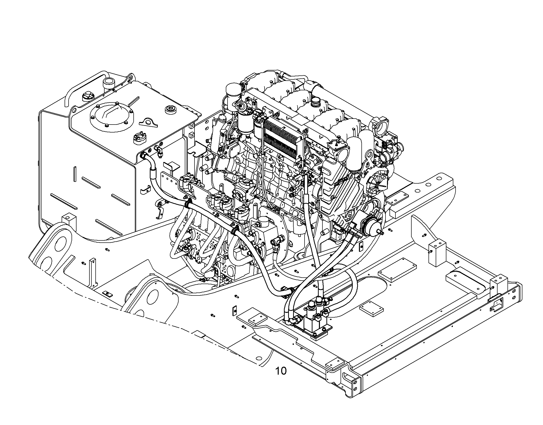 ПРИВОД ВЕНТ. РЕВЕРСИРУЕМЫЙ 10088830 LIEBHERR