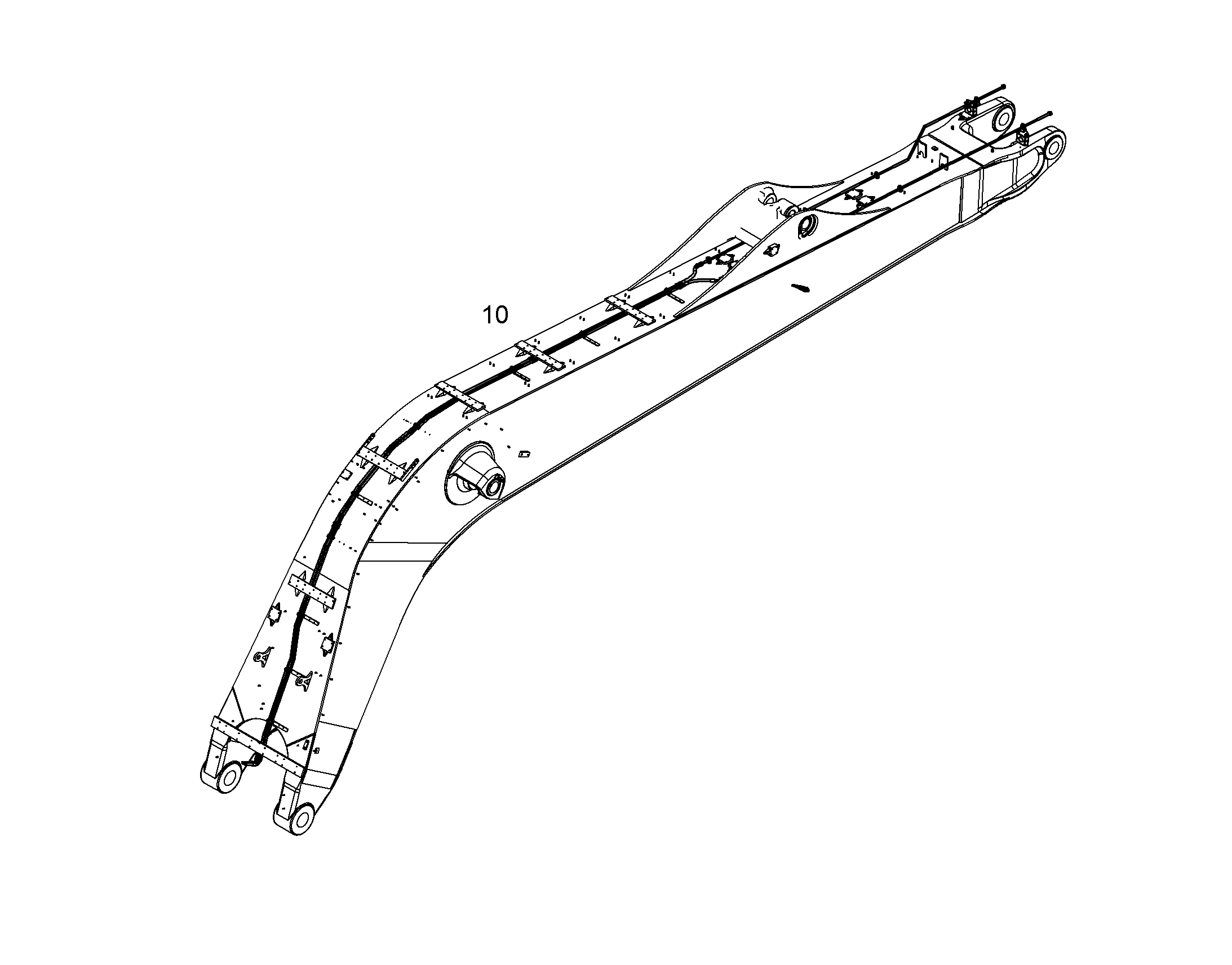 ПРОВОДКА ПРИВОД МЕХ. ПОВОРОТА 10369166 LIEBHERR