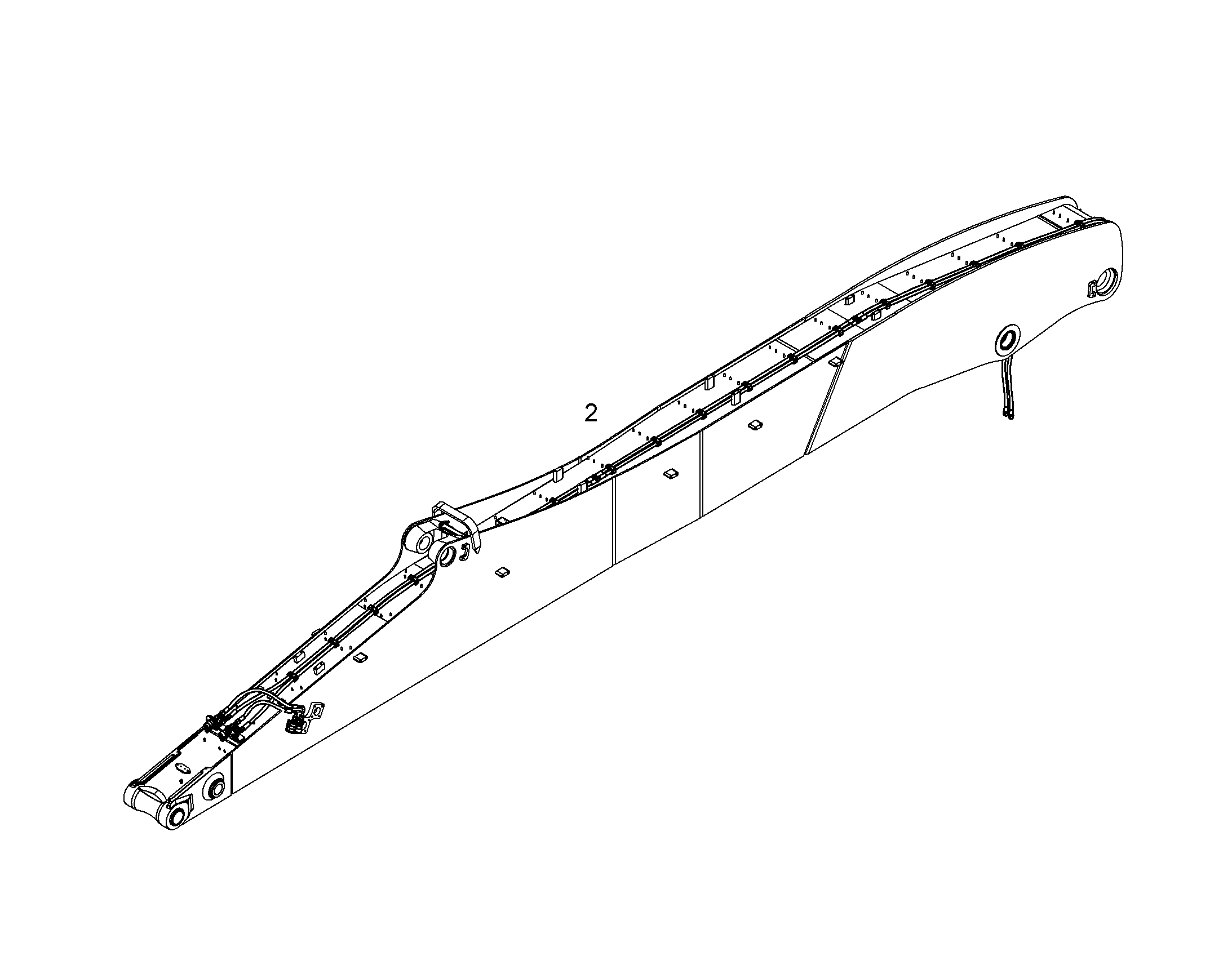 ПРОВОДКА ПРИВОД МЕХ. ПОВОРОТА 10369760 LIEBHERR