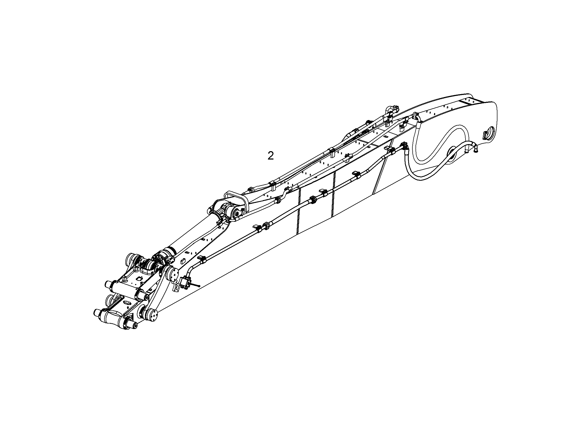 ПРОВОДКА МОНТАЖ AHS 10370897 LIEBHERR