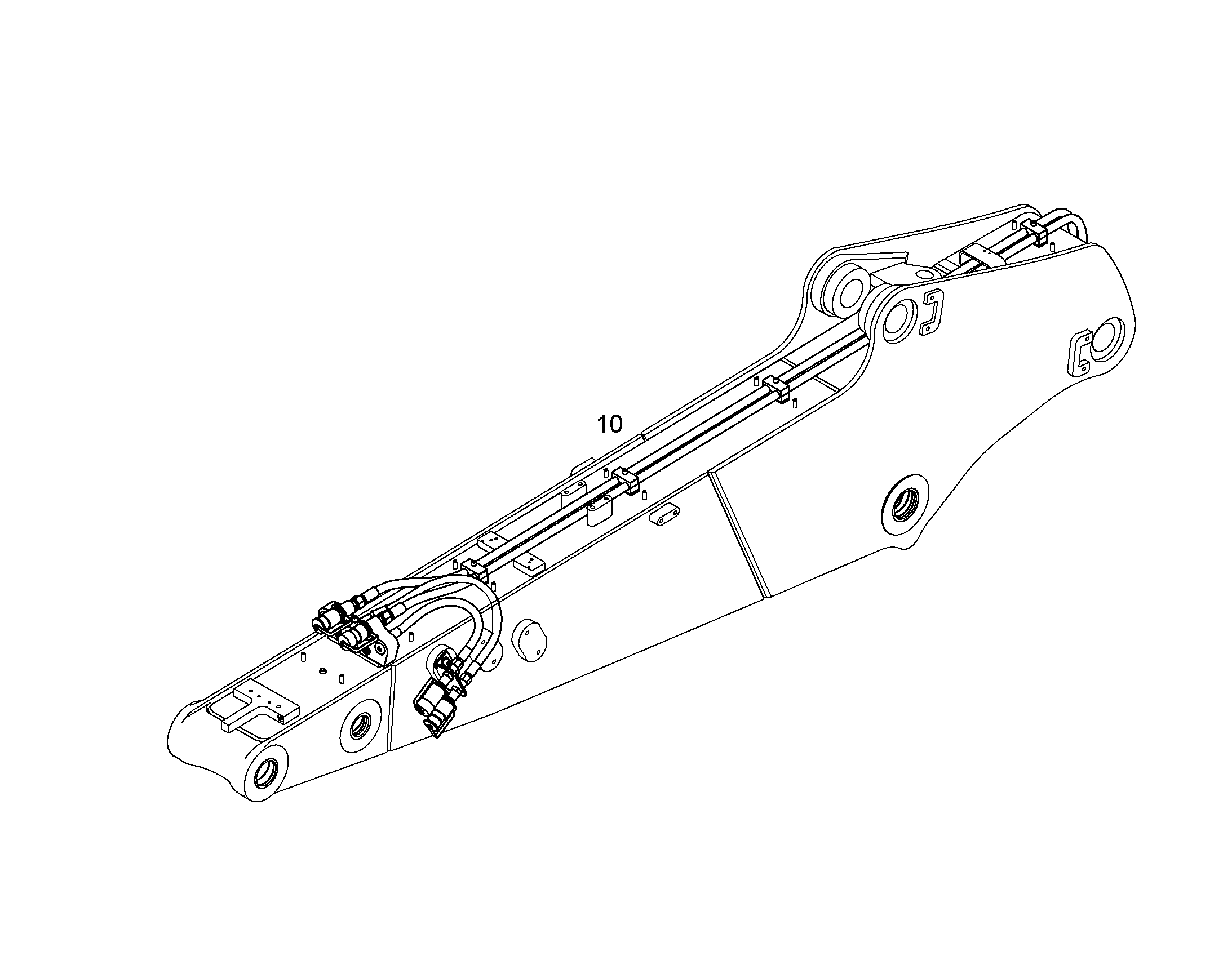 ПРОВОДКА ПРИВОД МЕХ. ПОВОРОТА 10370509 LIEBHERR