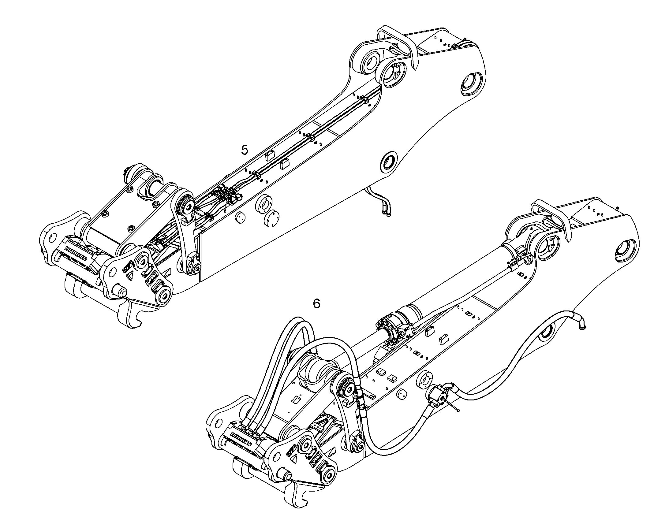 ПРОВОДКА ПРИВОД МЕХ. ПОВОРОТА 10371124 LIEBHERR