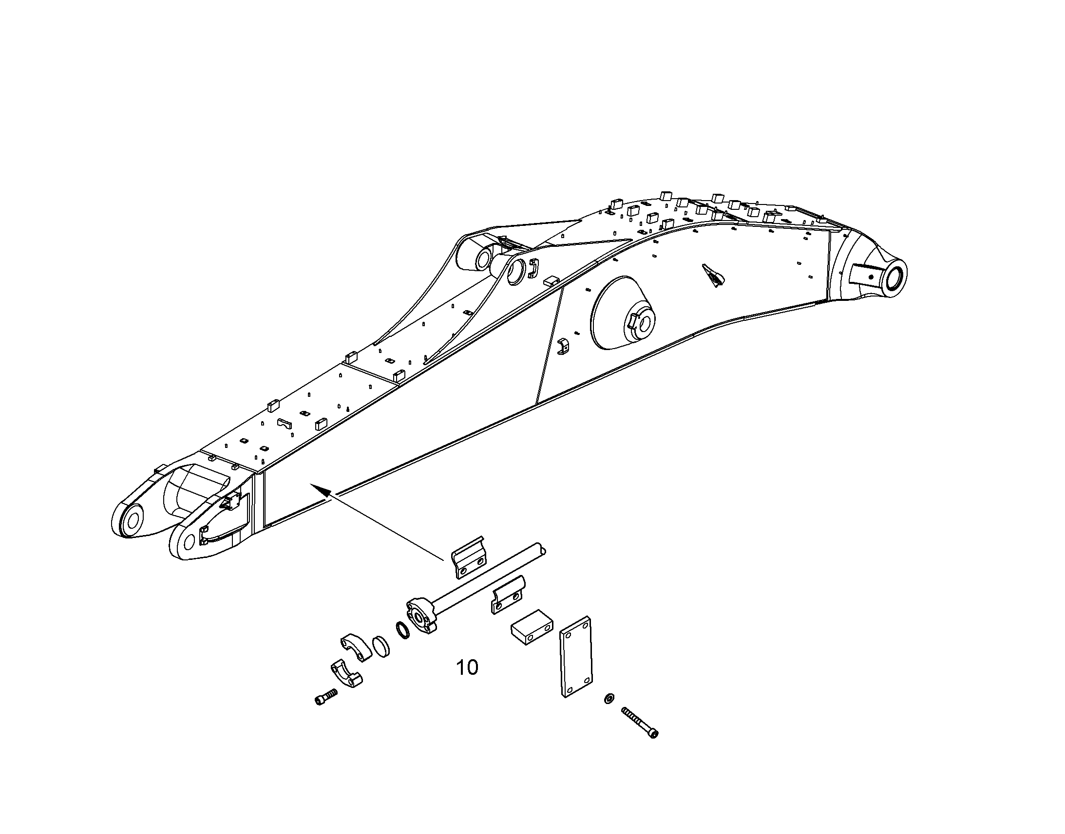 ПРОВОДКА МОНТАЖ AHS 12 10372573 LIEBHERR