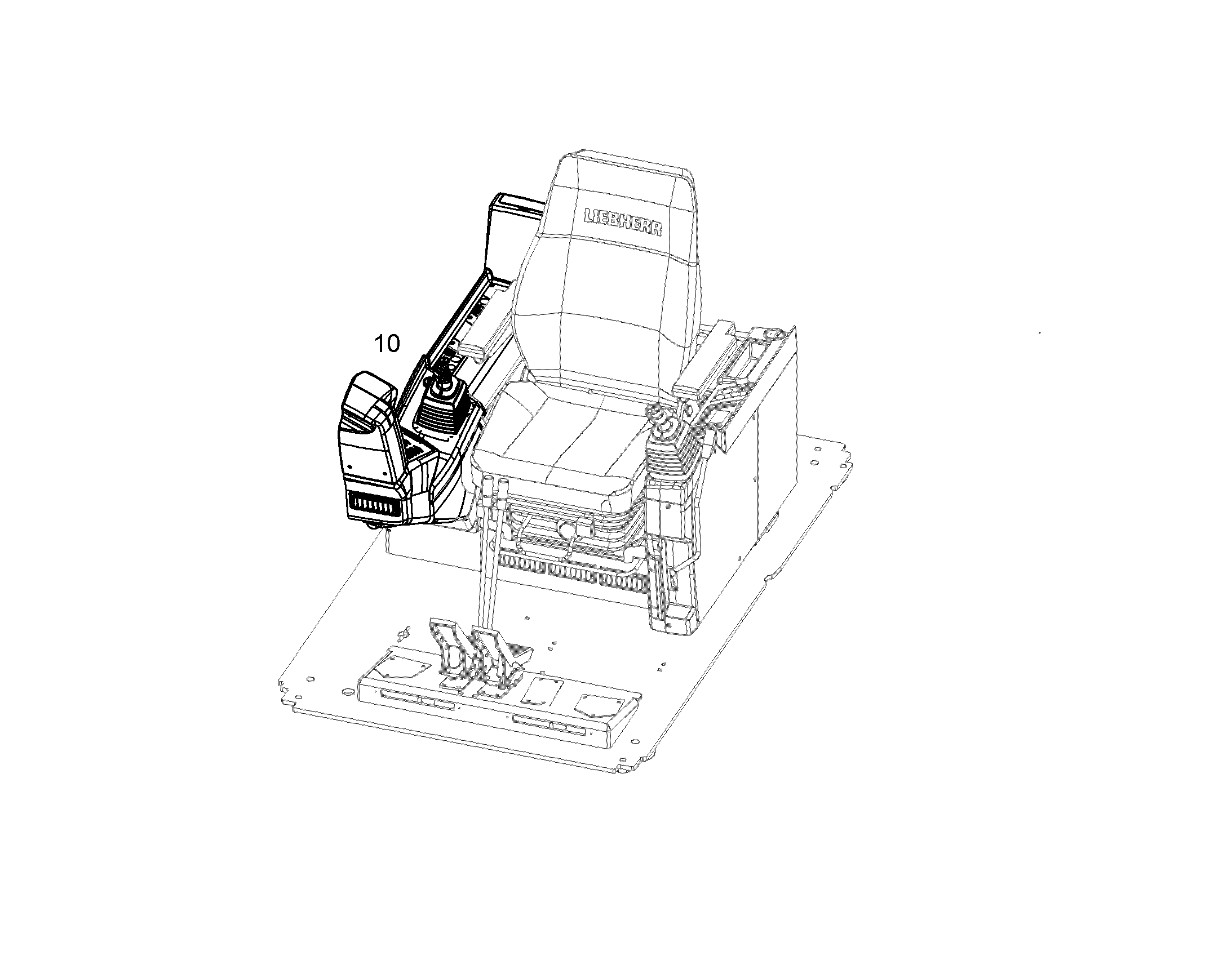 ПЕРЕКЛЮЧЕНИЕ УПРАВЛЕНИЕ AHS 10374432 LIEBHERR