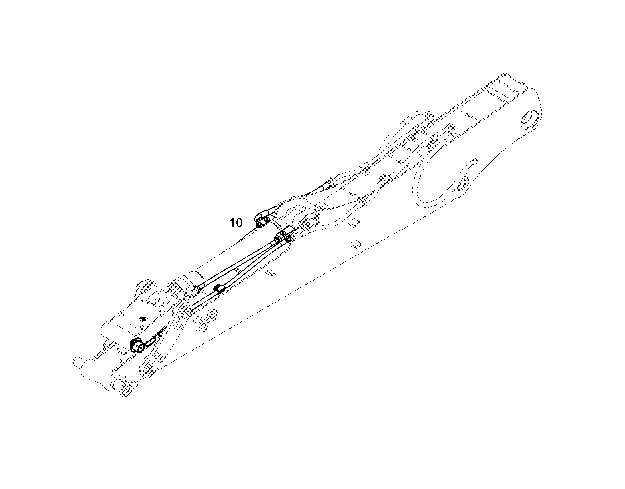 ПРОВОДКА ПРИВОД ГРЕЙФЕРА 10375152 LIEBHERR