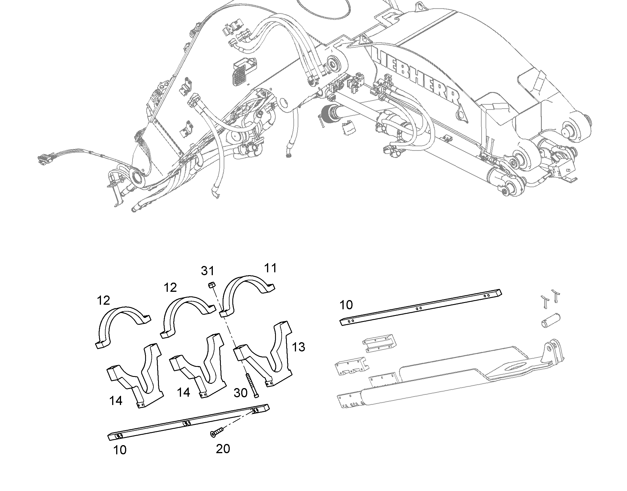 ПОЛУХОМУТИК 10376138 LIEBHERR