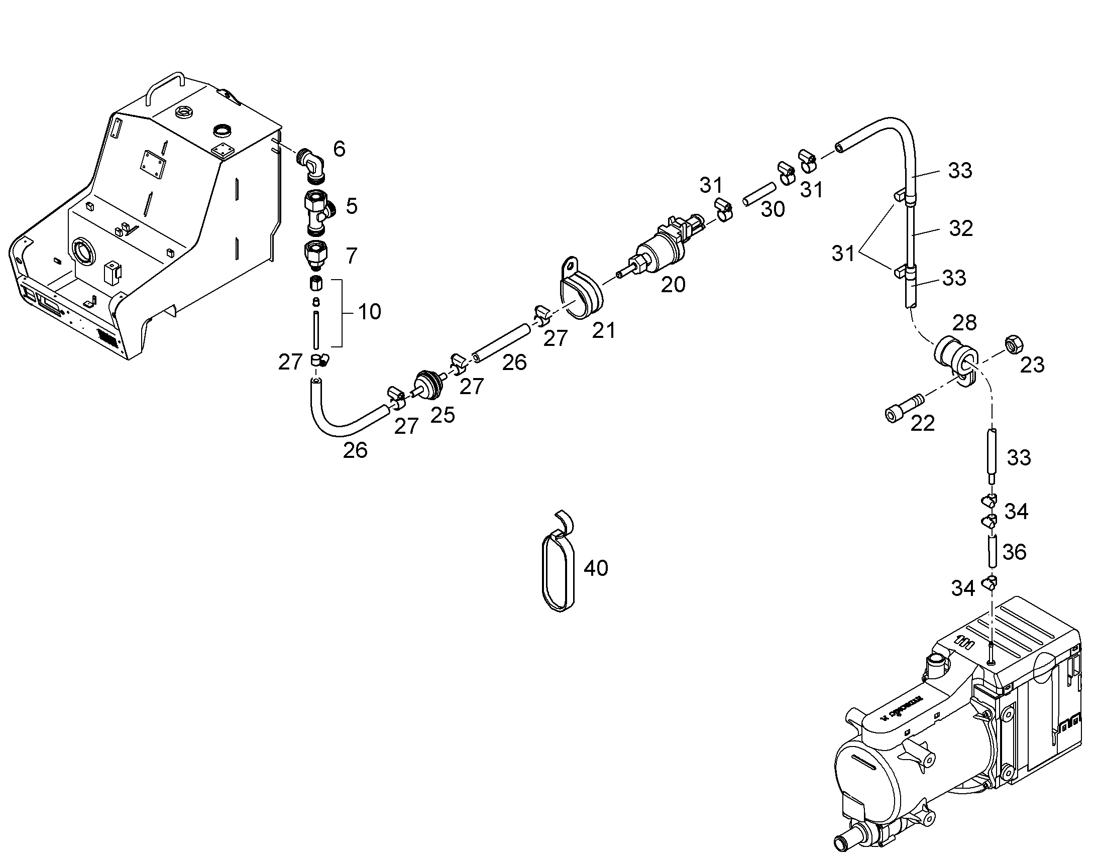 НАСОС ДОЗИРОВОЧНЫЙ 10467593 LIEBHERR