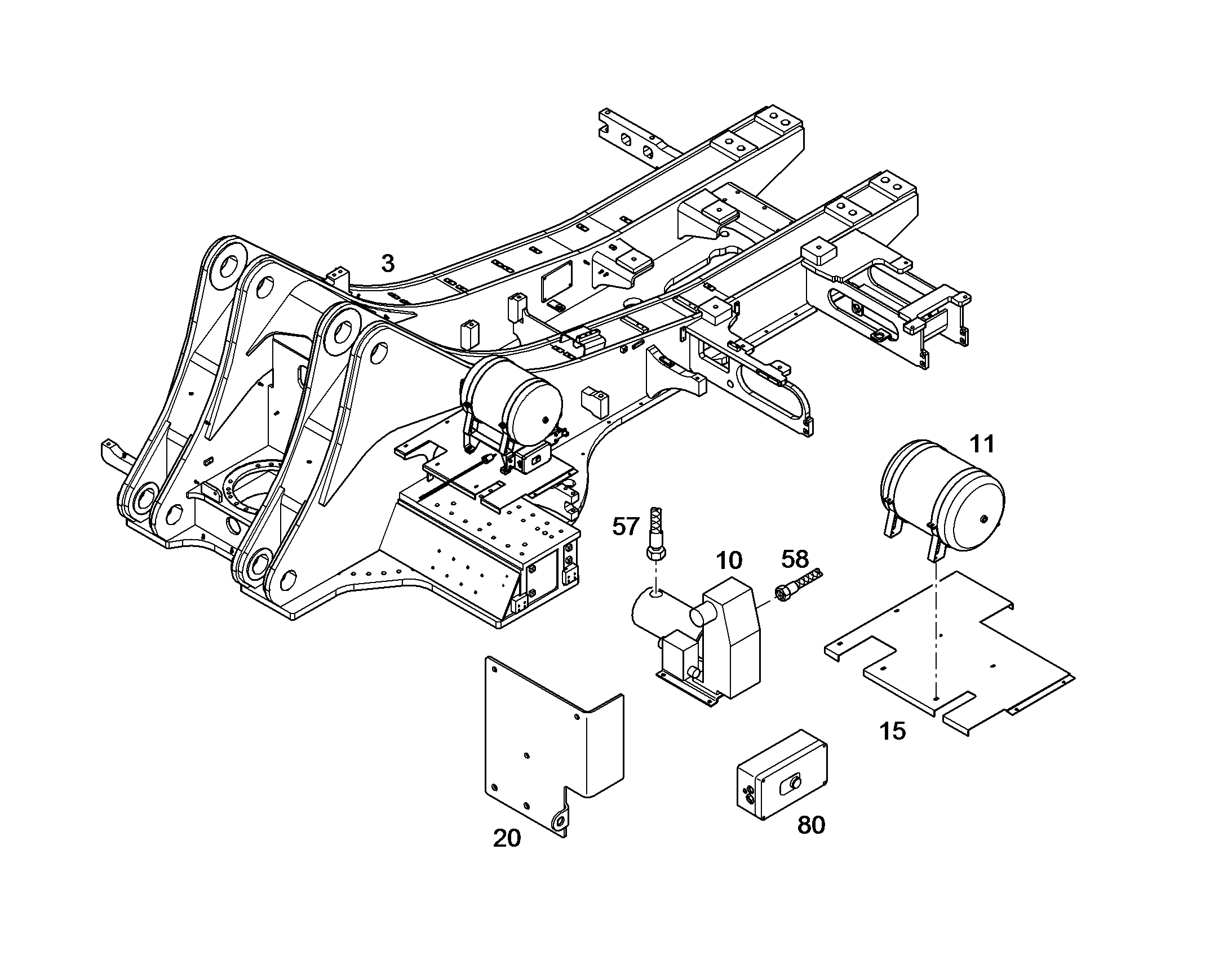 ПЕРЕОБОРУД. ПОВОР. ПЛАТФОРМЫ 10376922 LIEBHERR