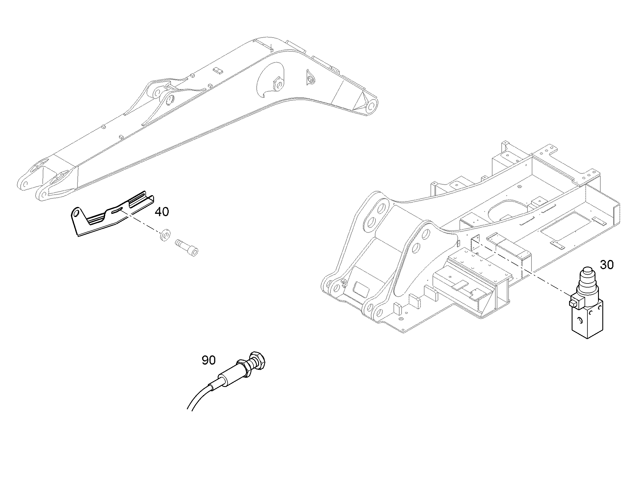 ДЕТАЛИ МОНТАЖНЫЕ ДЛЯ ОБОРУД. 10372501 LIEBHERR