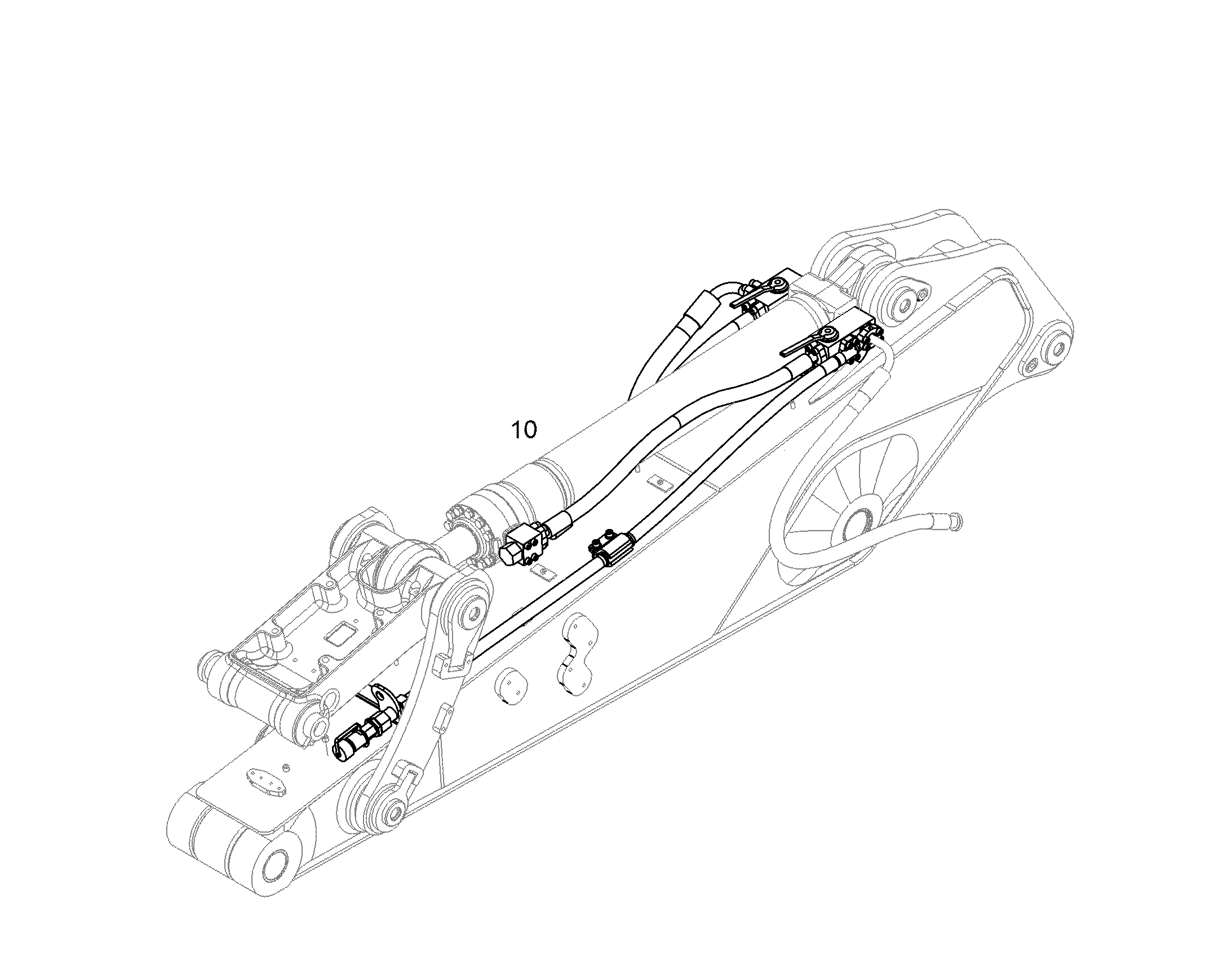ПРОВОДКА ПРИВОД ГРЕЙФЕРА 10368087 LIEBHERR