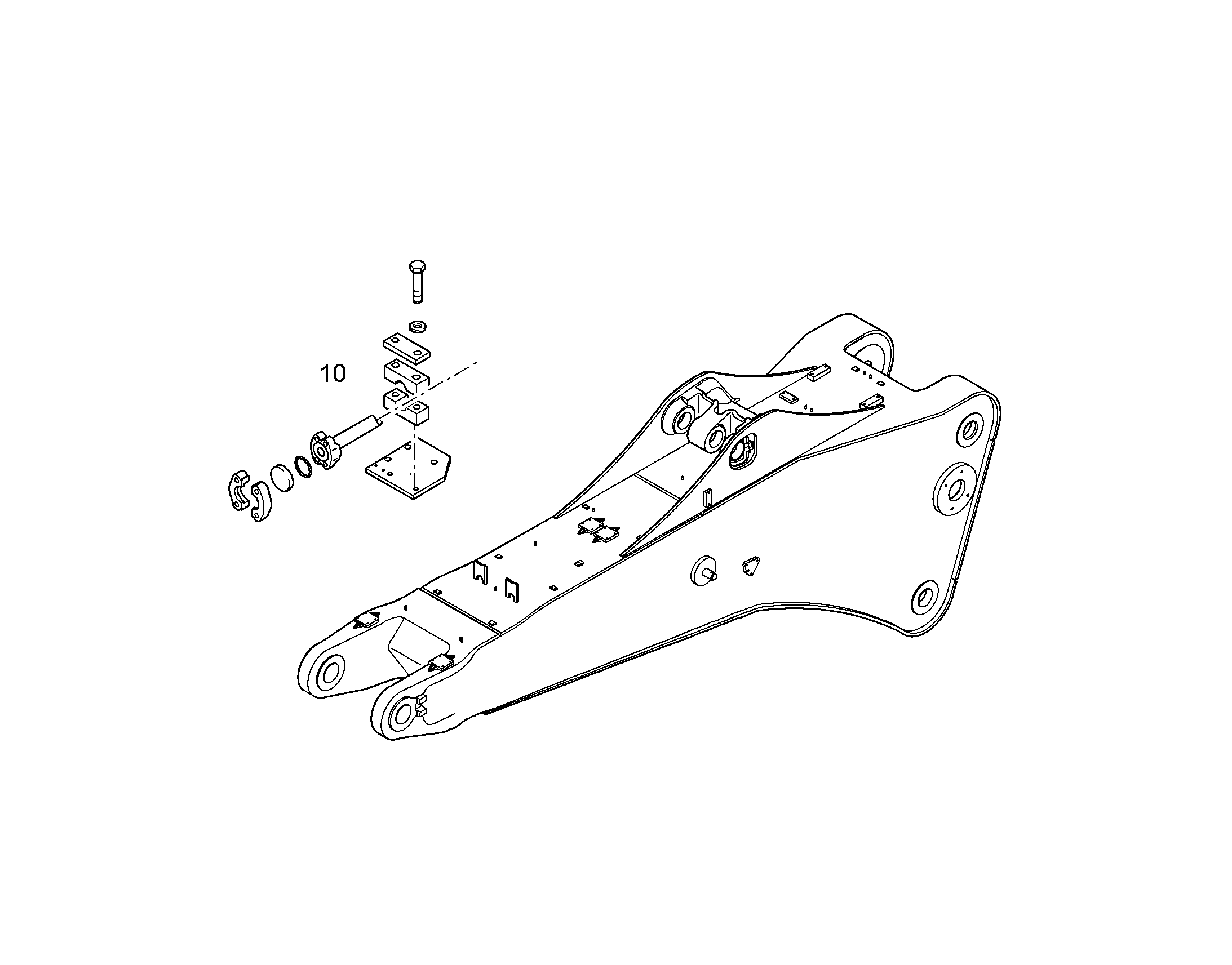 ПРОВОДКА МОНТАЖ AHS 10378505 LIEBHERR