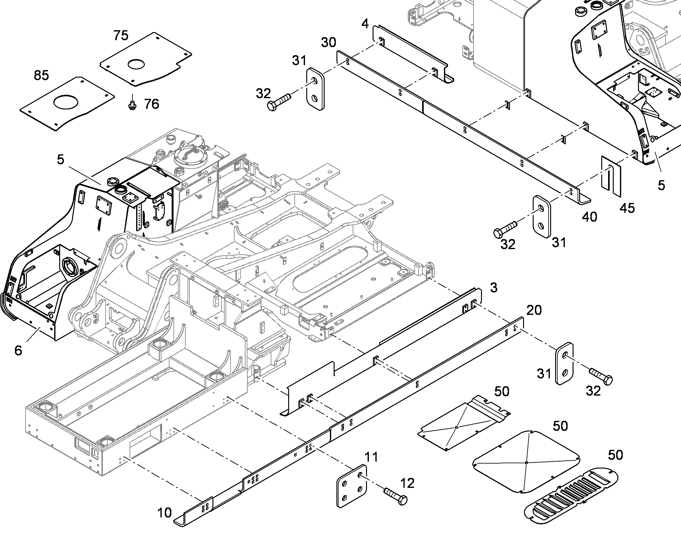 ПЕРЕОБОРУД. ПОВОР. ПЛАТФОРМЫ 10386847 LIEBHERR