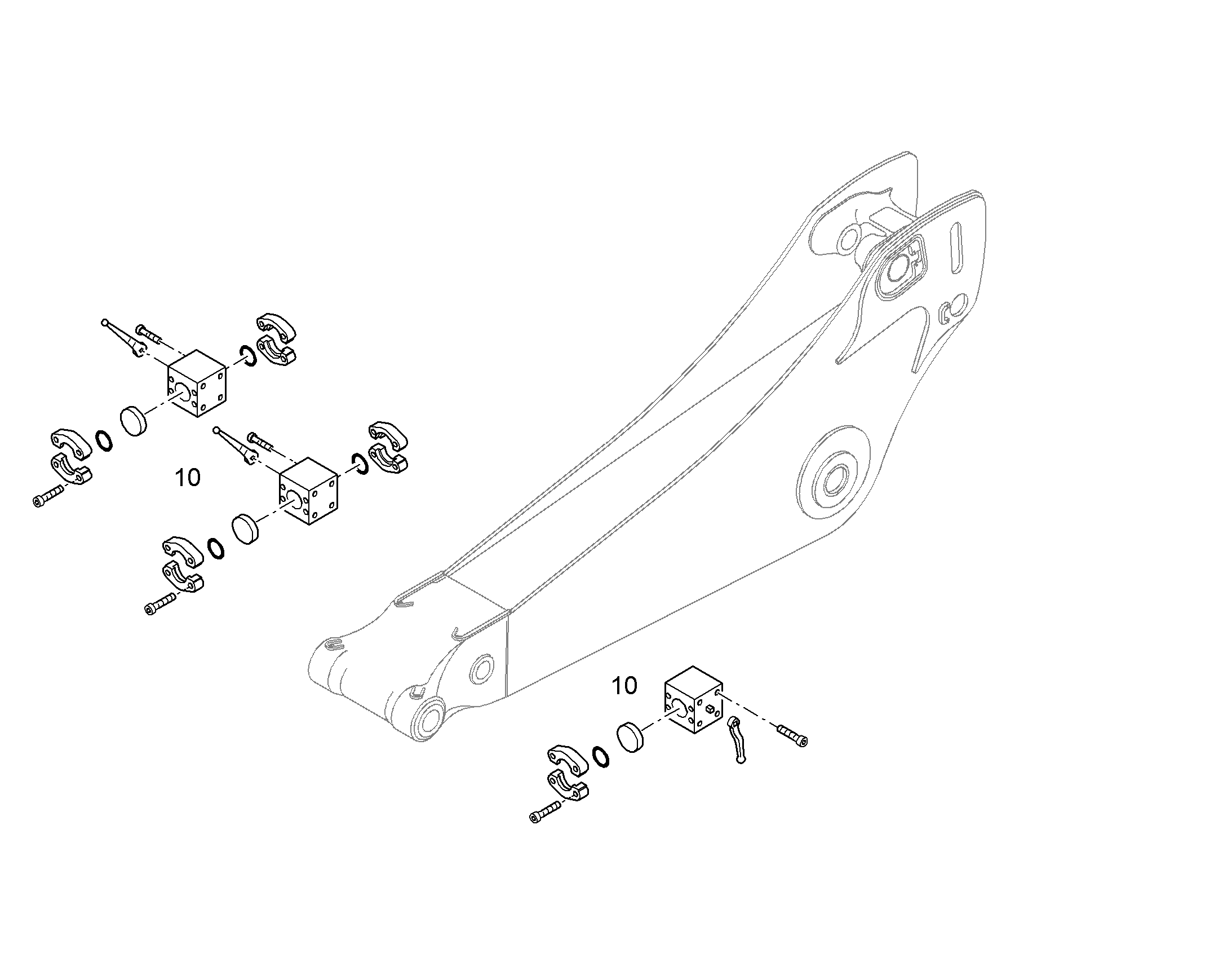 ПРОВОДКА МОНТАЖ AHS 10380334 LIEBHERR
