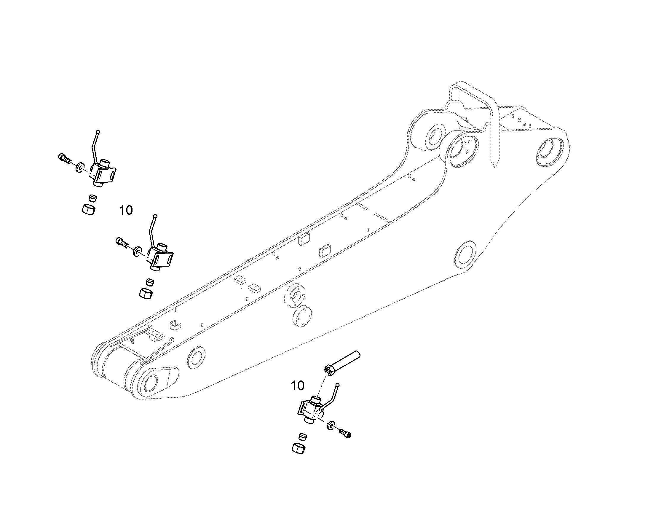 ПРОВОДКА МОНТАЖ AHS 10379717 LIEBHERR