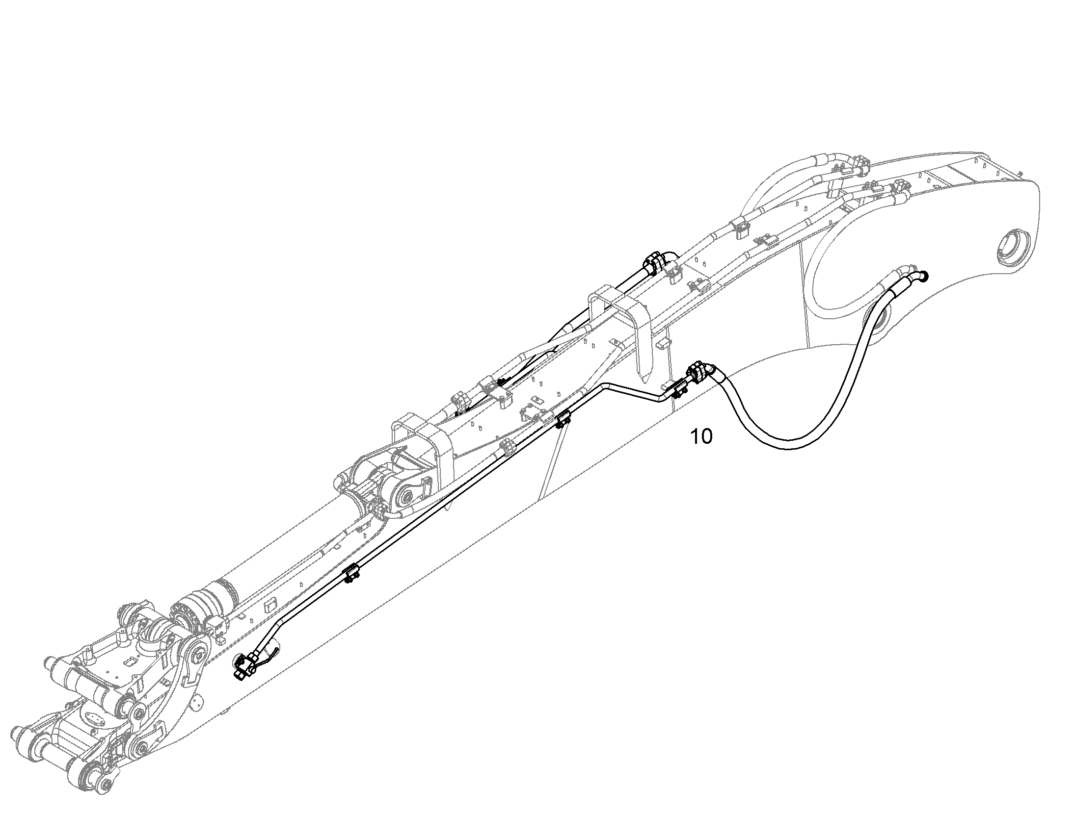 ПРОВОДКА МОНТАЖ AHS 10381599 LIEBHERR