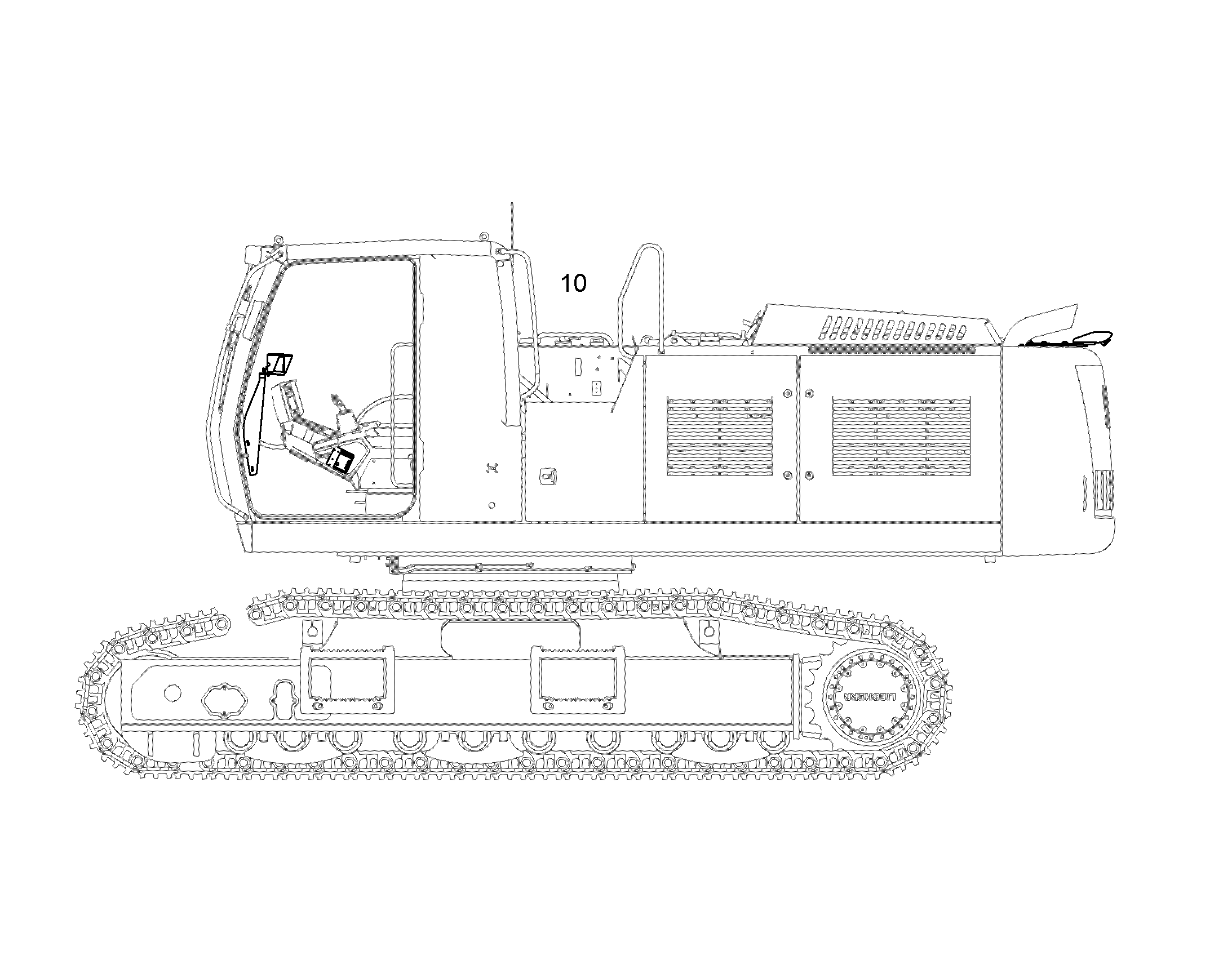 ВИДЕОНАБЛЮДЕНИЕ 10381781 LIEBHERR
