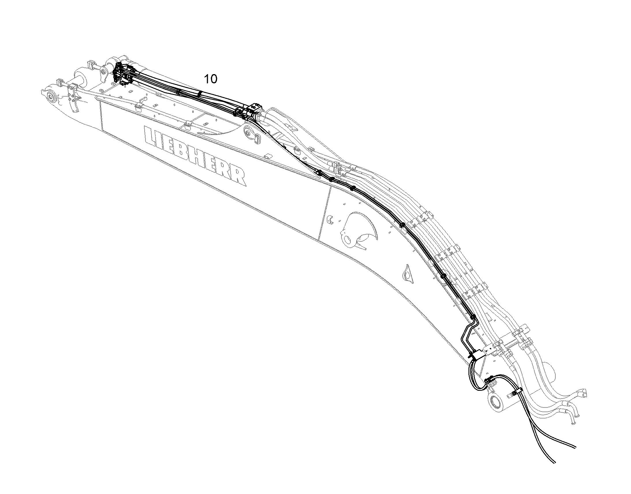 ЗАЩ.ТРУБЫ ЦИЛ.РУК. 10382888 LIEBHERR