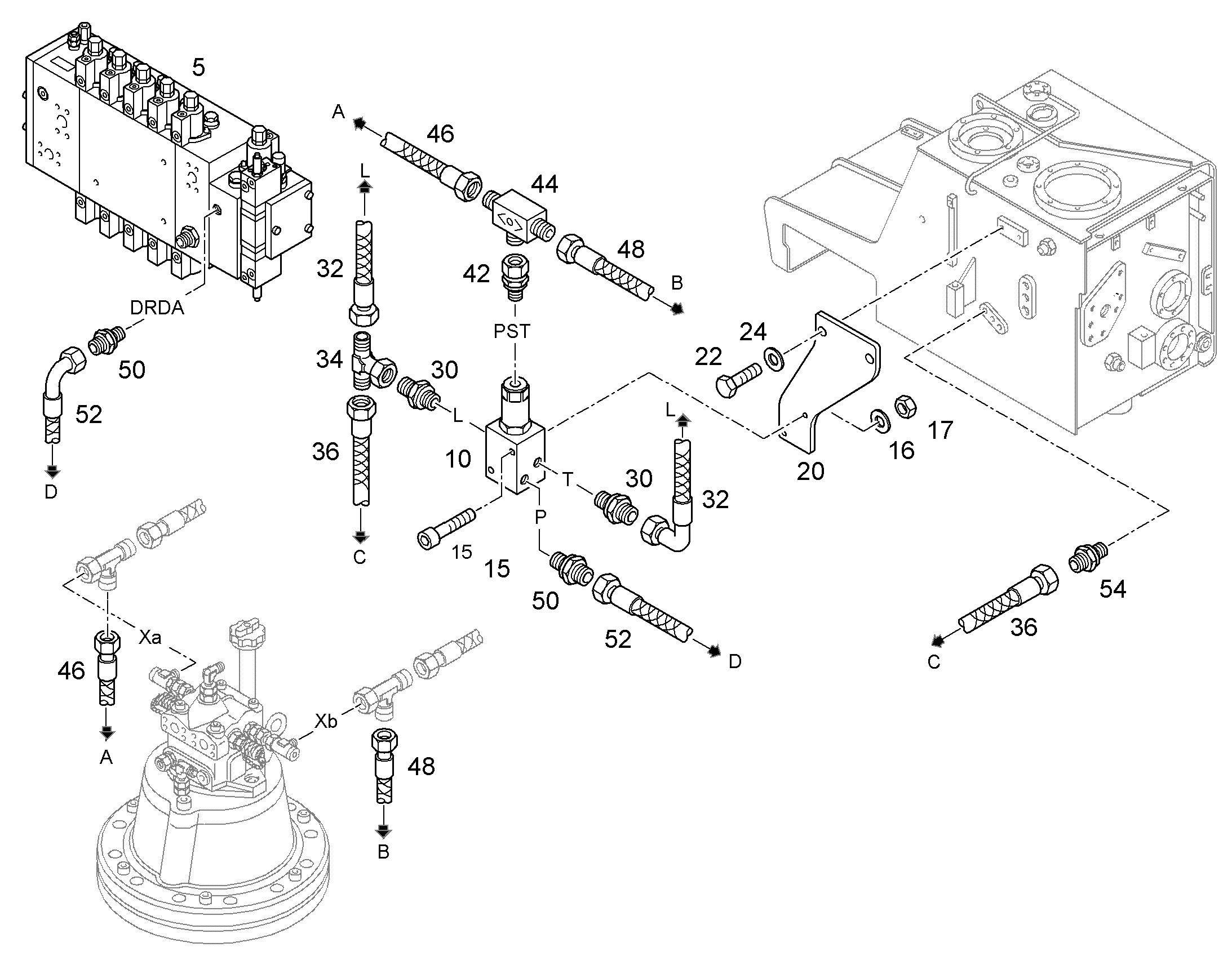 ШЕСТИГРАННАЯ ГАЙКА M6 12227072 LIEBHERR