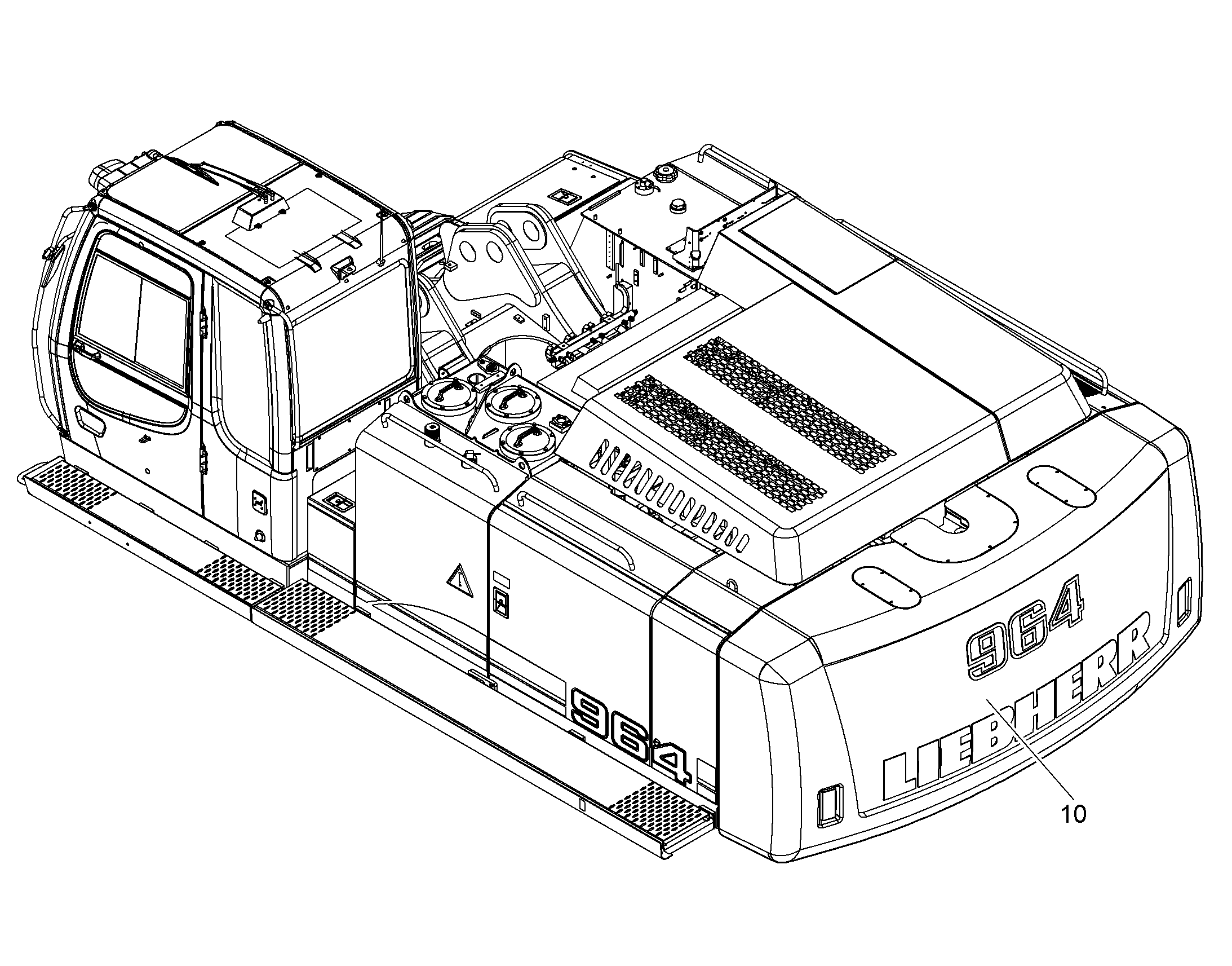 ПРОТИВОВЕС 10057664 LIEBHERR