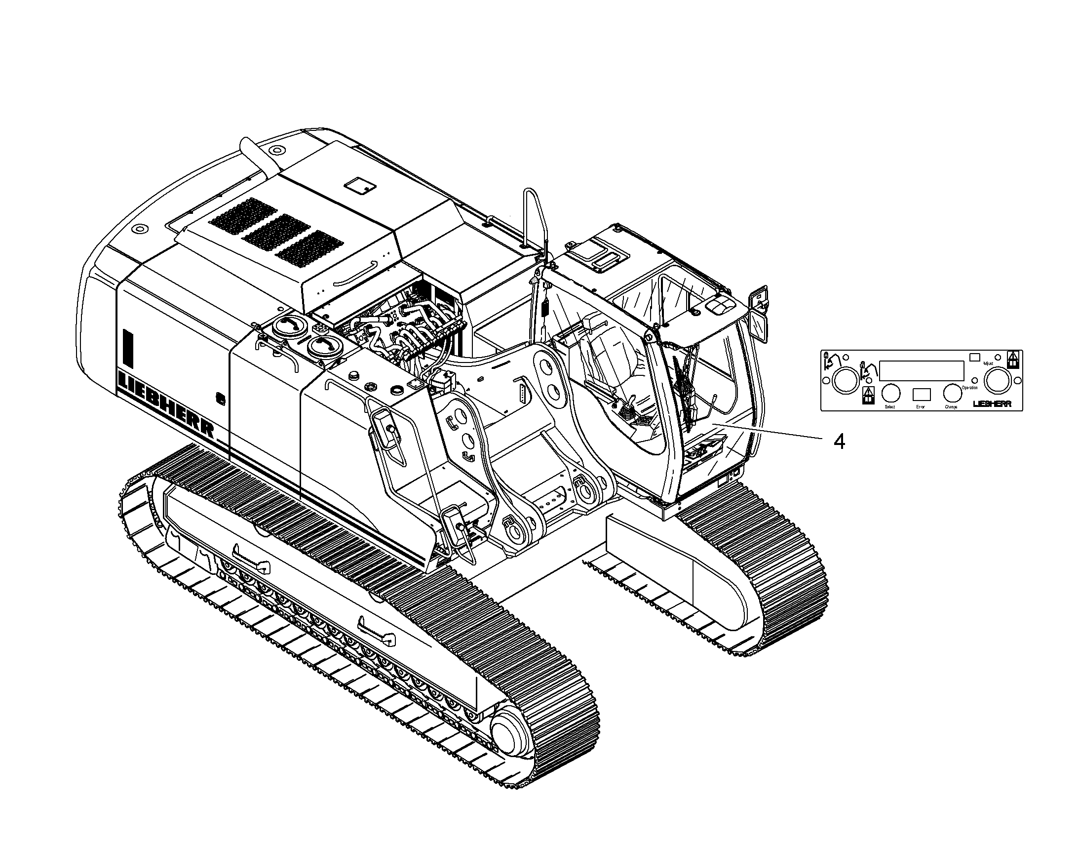 КОНТРОЛЬ 10425795 LIEBHERR