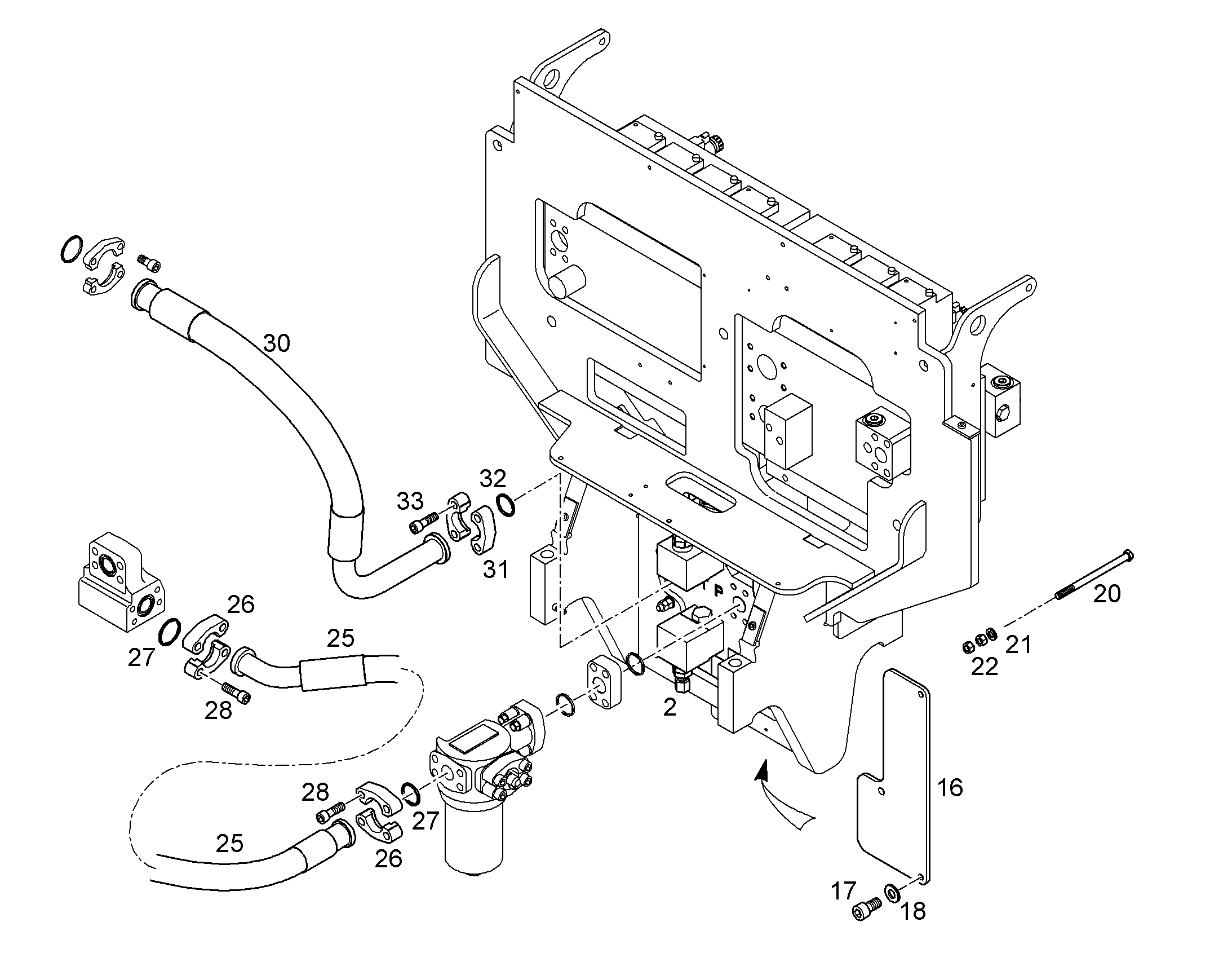 КОНСОЛЬ 10086113 LIEBHERR