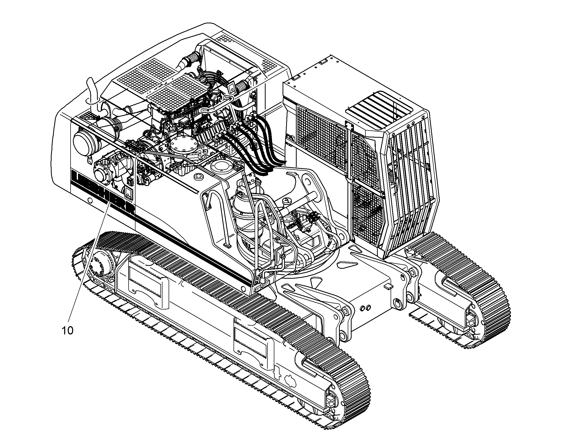 ШЛАНГИ ПАРОВЫЕ 10086965 LIEBHERR