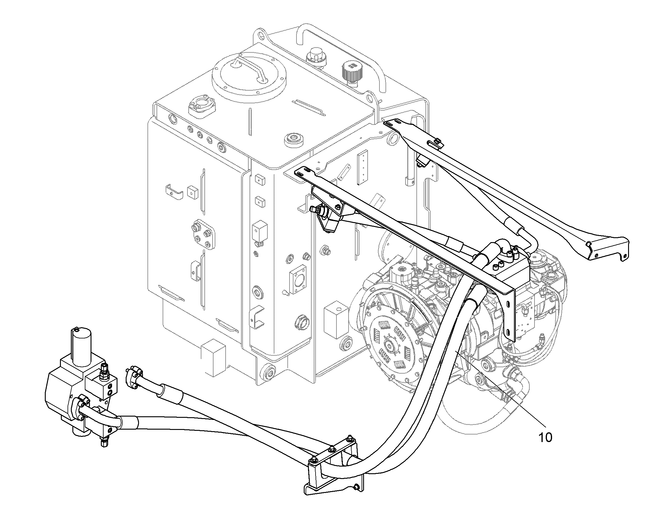 ШЛАНГИ ПАРОВЫЕ 10087976 LIEBHERR