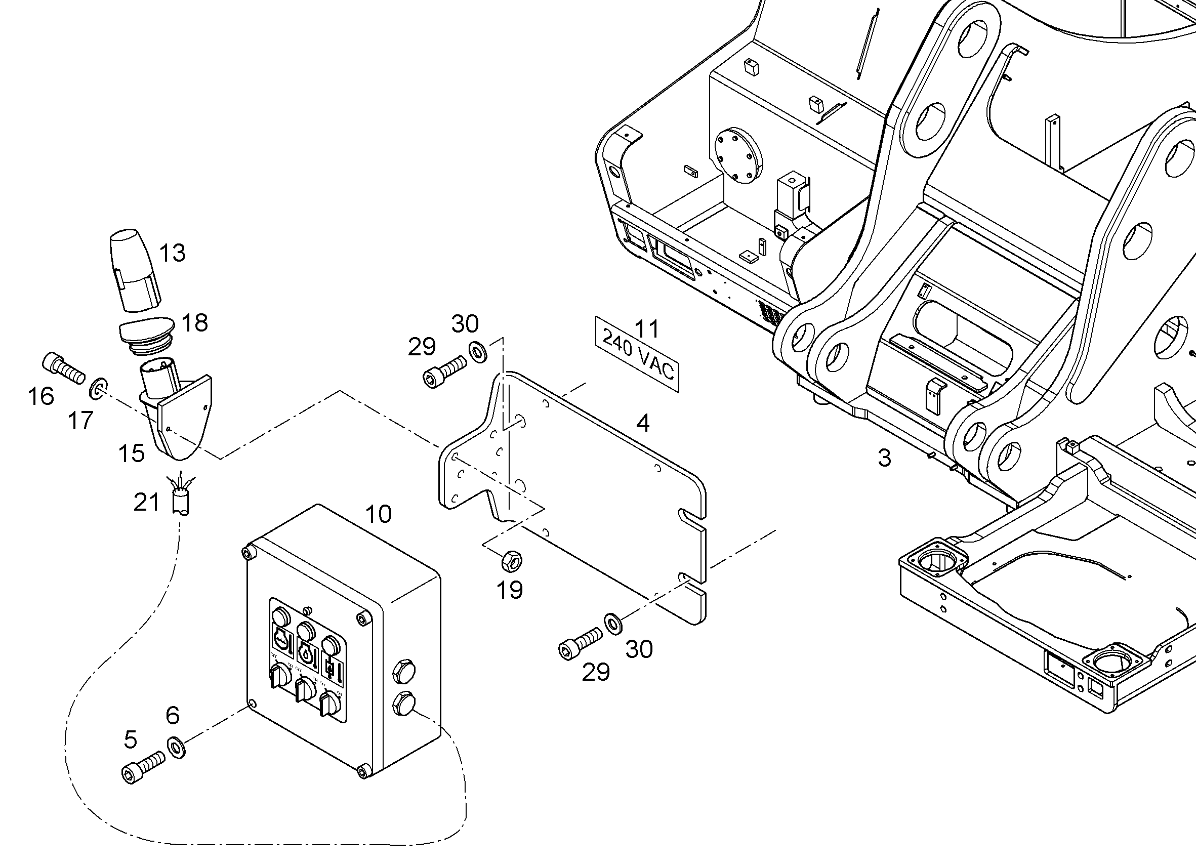 ПЕРЕОБОРУД. ПОВОР. ПЛАТФОРМЫ 10093792 LIEBHERR