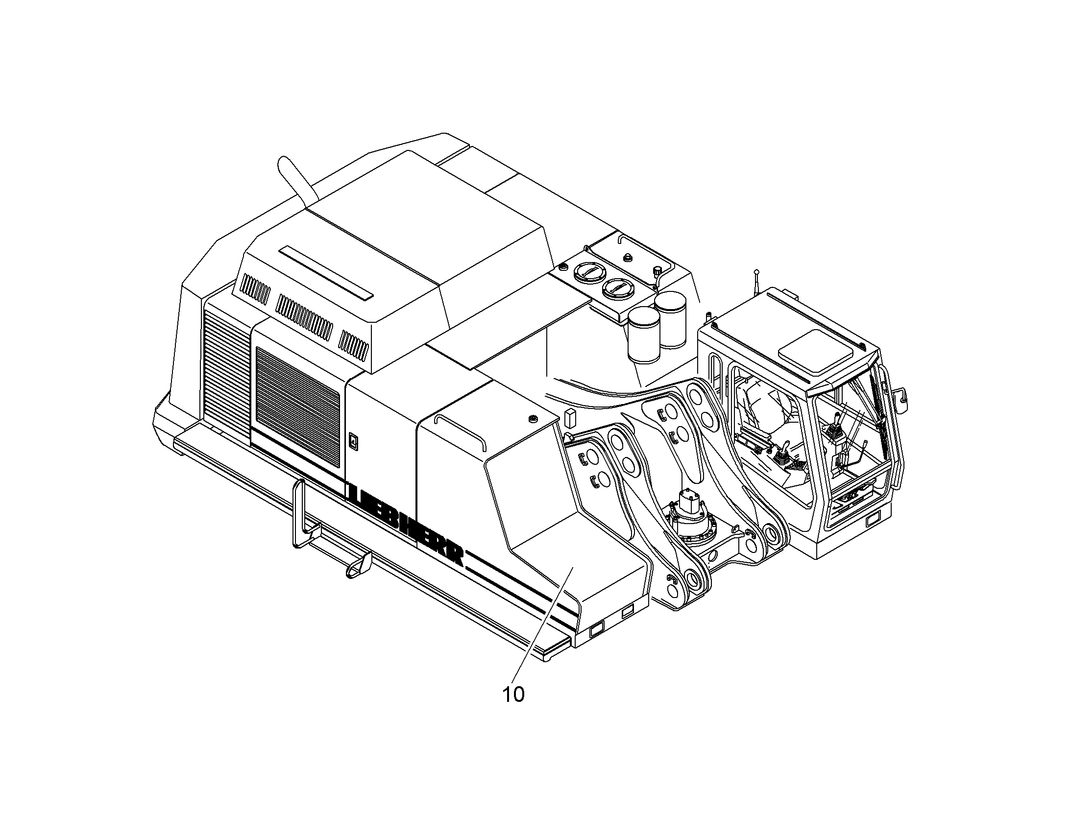УВЕЛИЧЕННЫЙ БАК ТОПЛИВНЫЙ 10059201 LIEBHERR