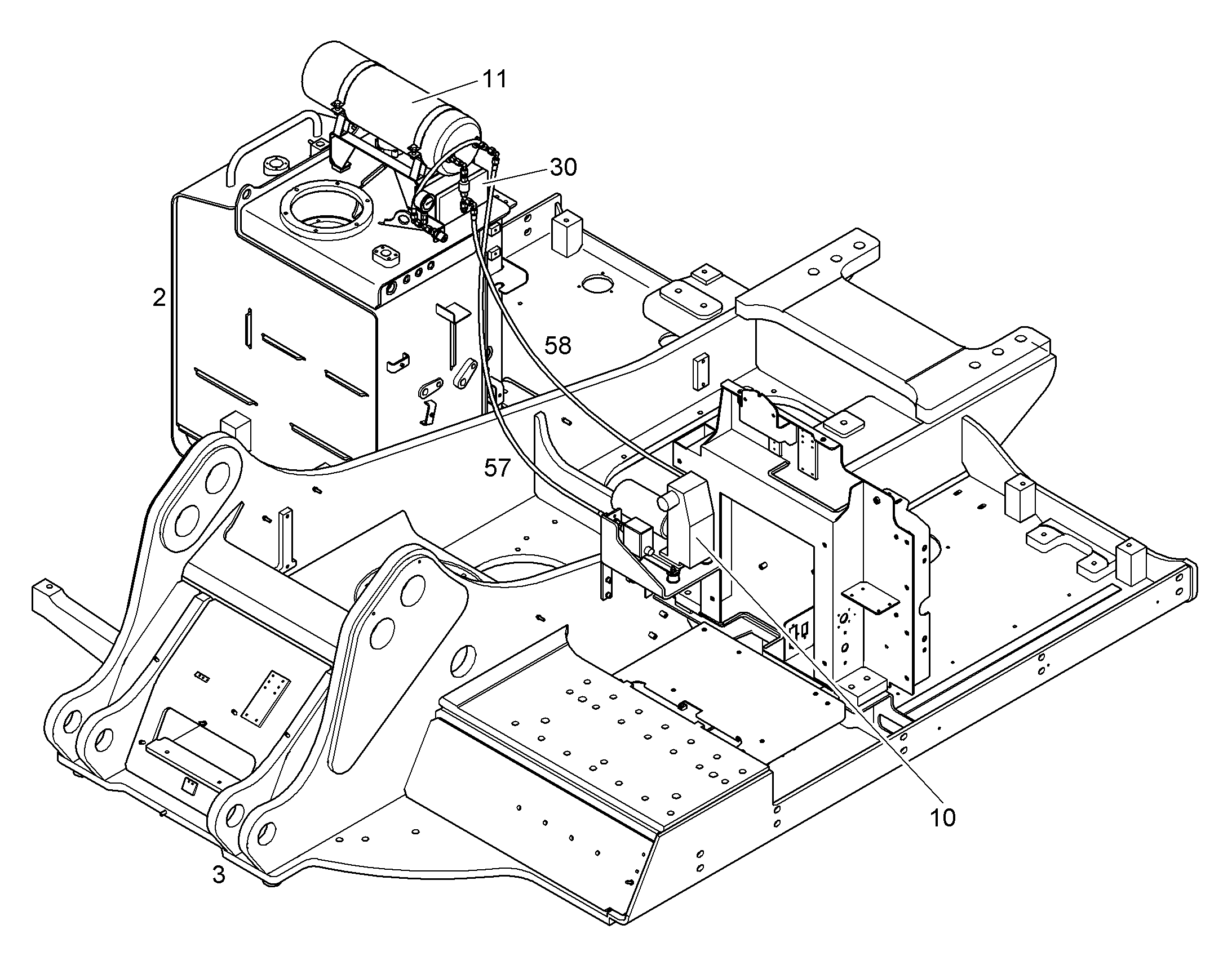 ПЕРЕОБОРУД. ПОВОР. ПЛАТФОРМЫ 10095508 LIEBHERR
