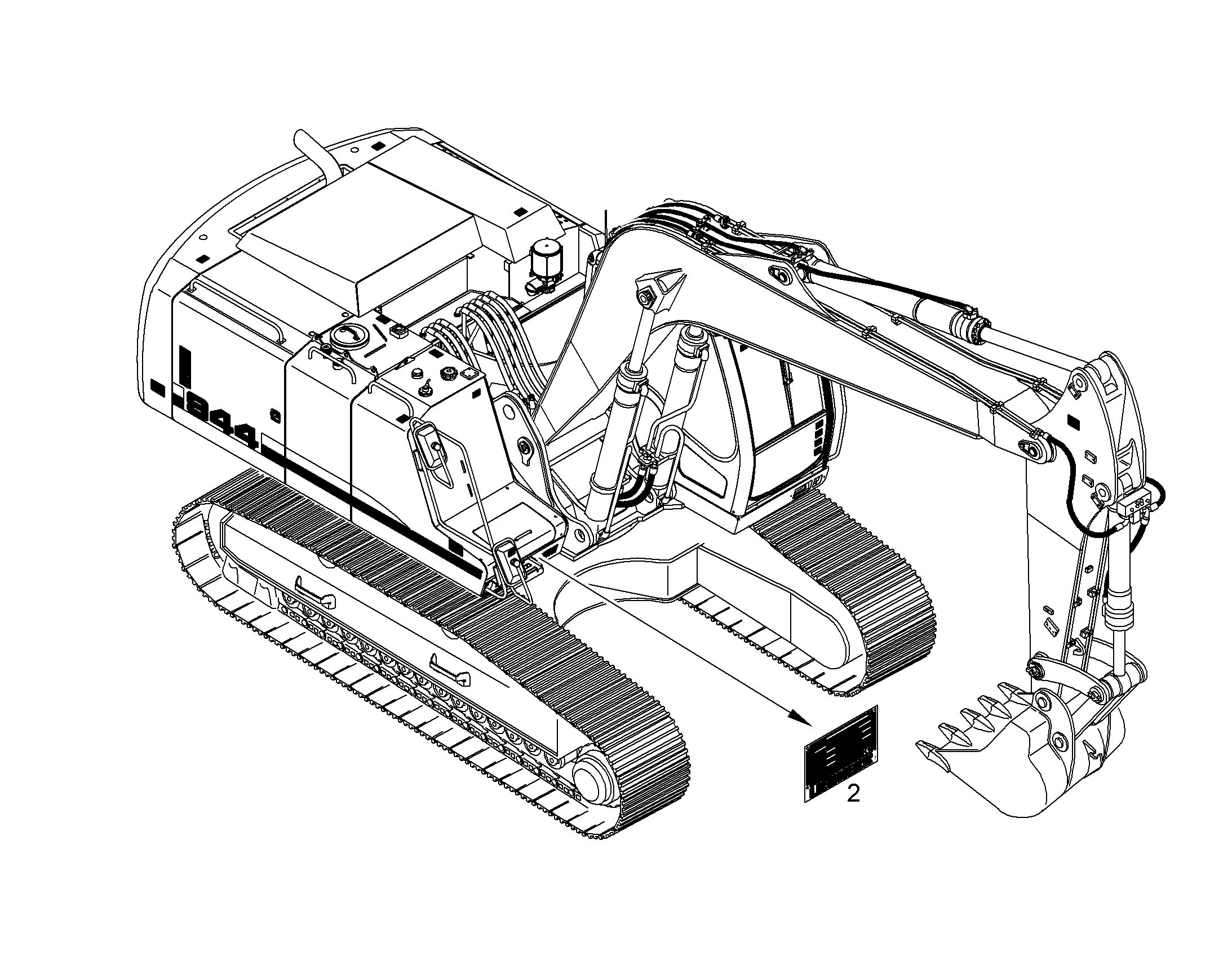 ТАБЛИЧКИ АМЕРИКА 10088267 LIEBHERR