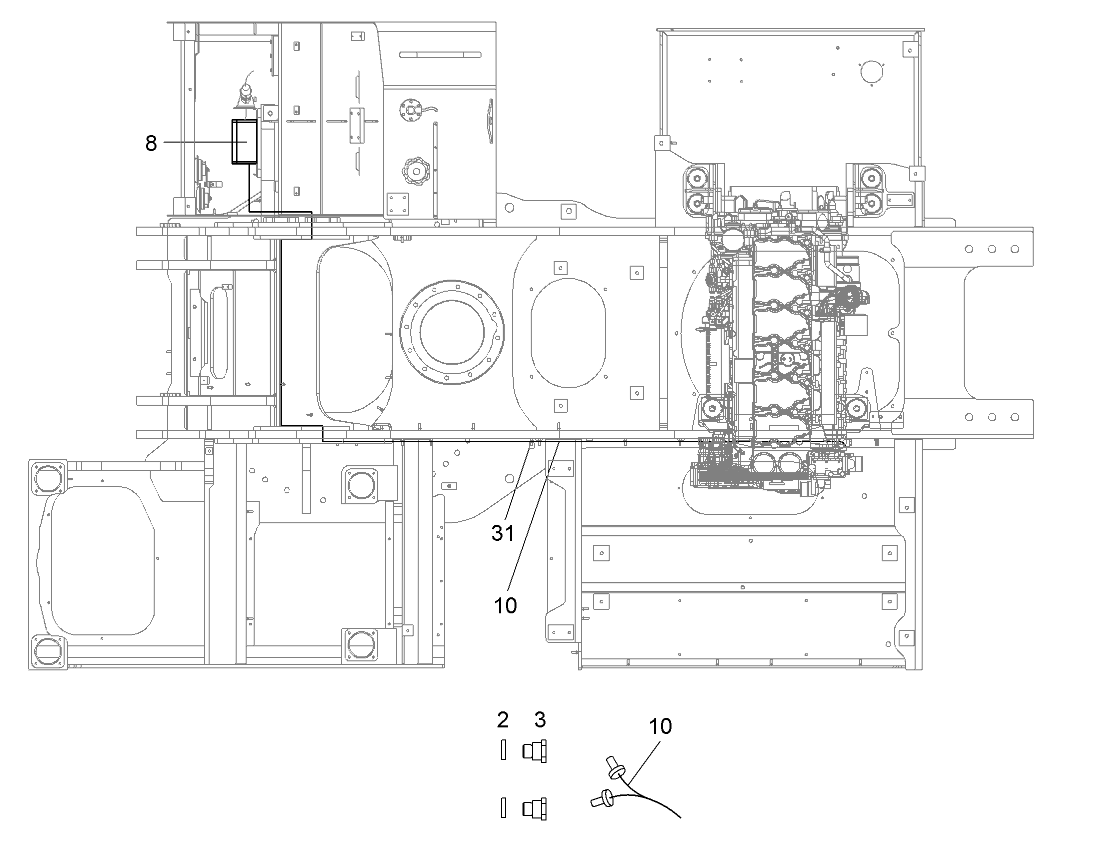 ШТУТЦЕР M30X1,5 - 1/2 NPT 10089223 LIEBHERR