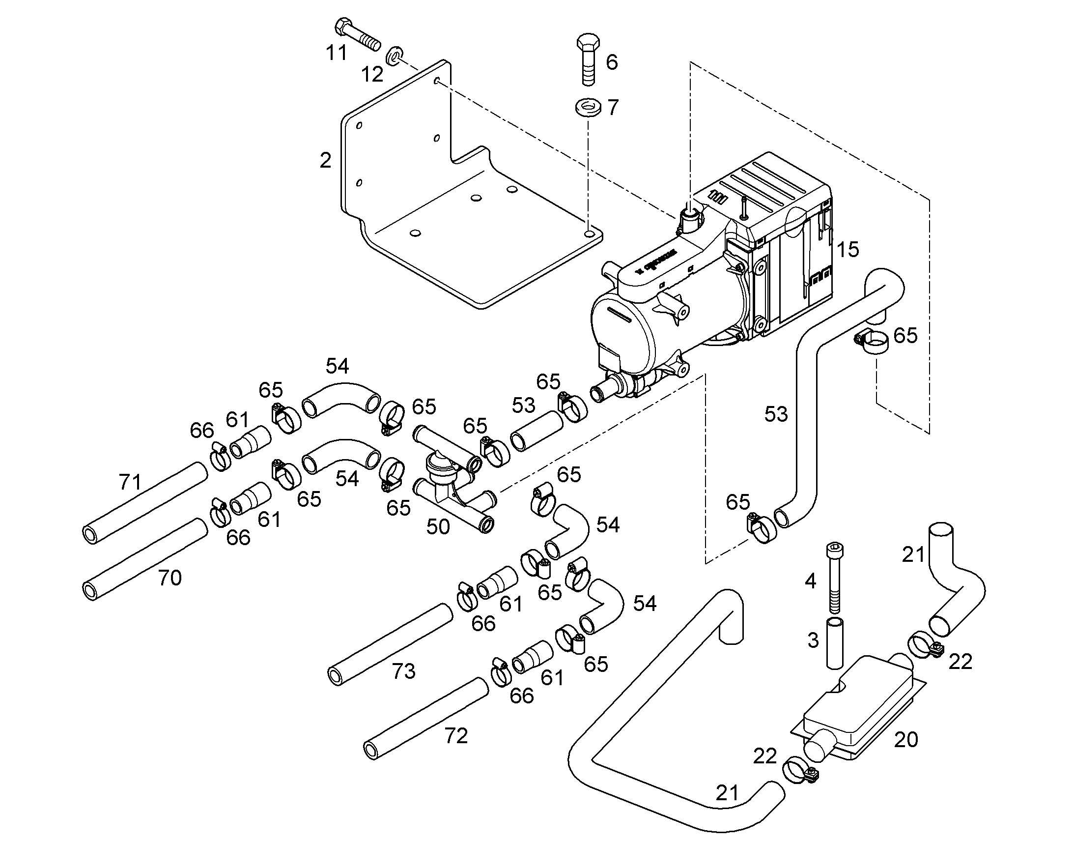 СКОБА d=20 10467597 LIEBHERR