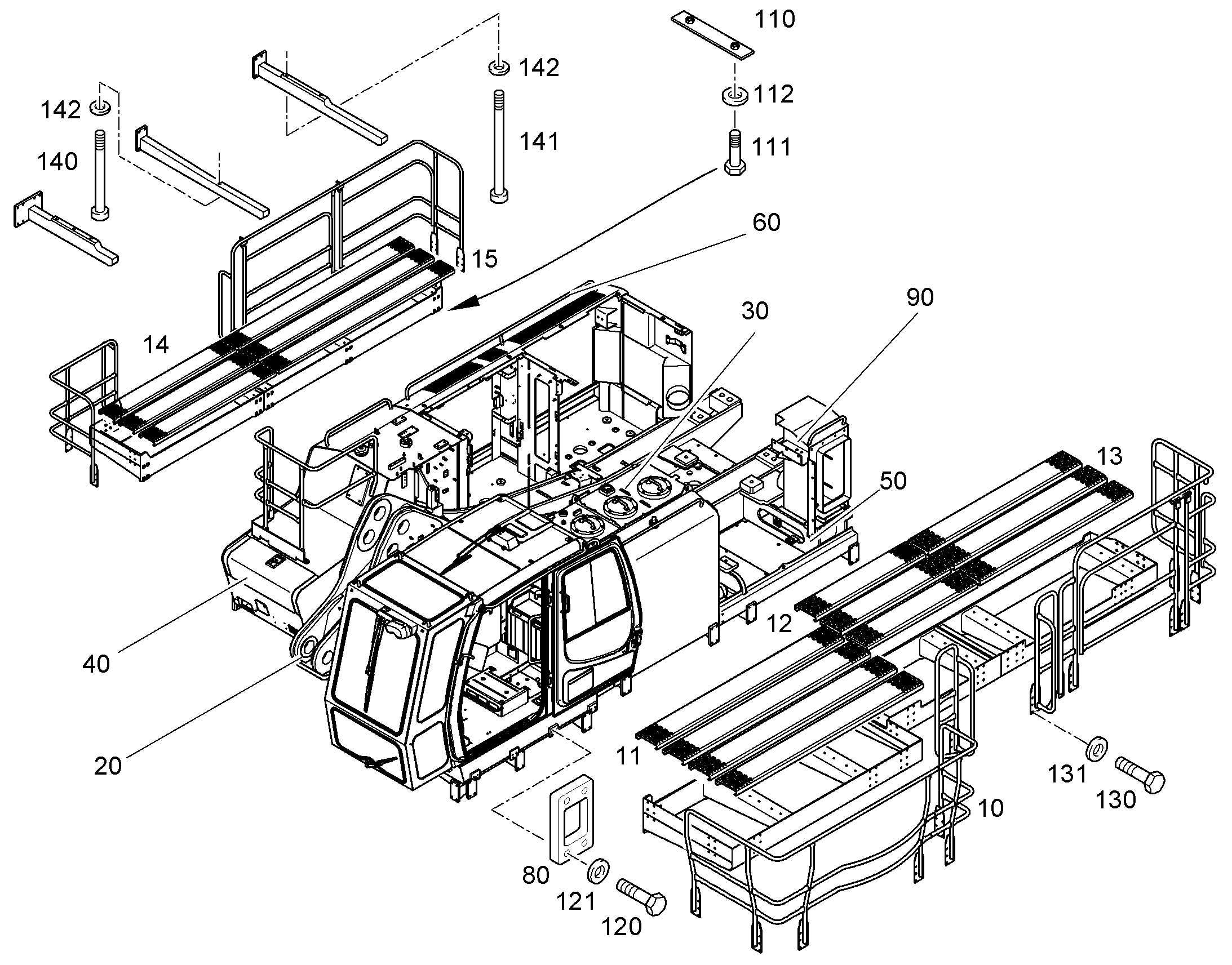 ПЕРЕОБОРУД. ПОВОР. ПЛАТФОРМЫ 10095399 LIEBHERR