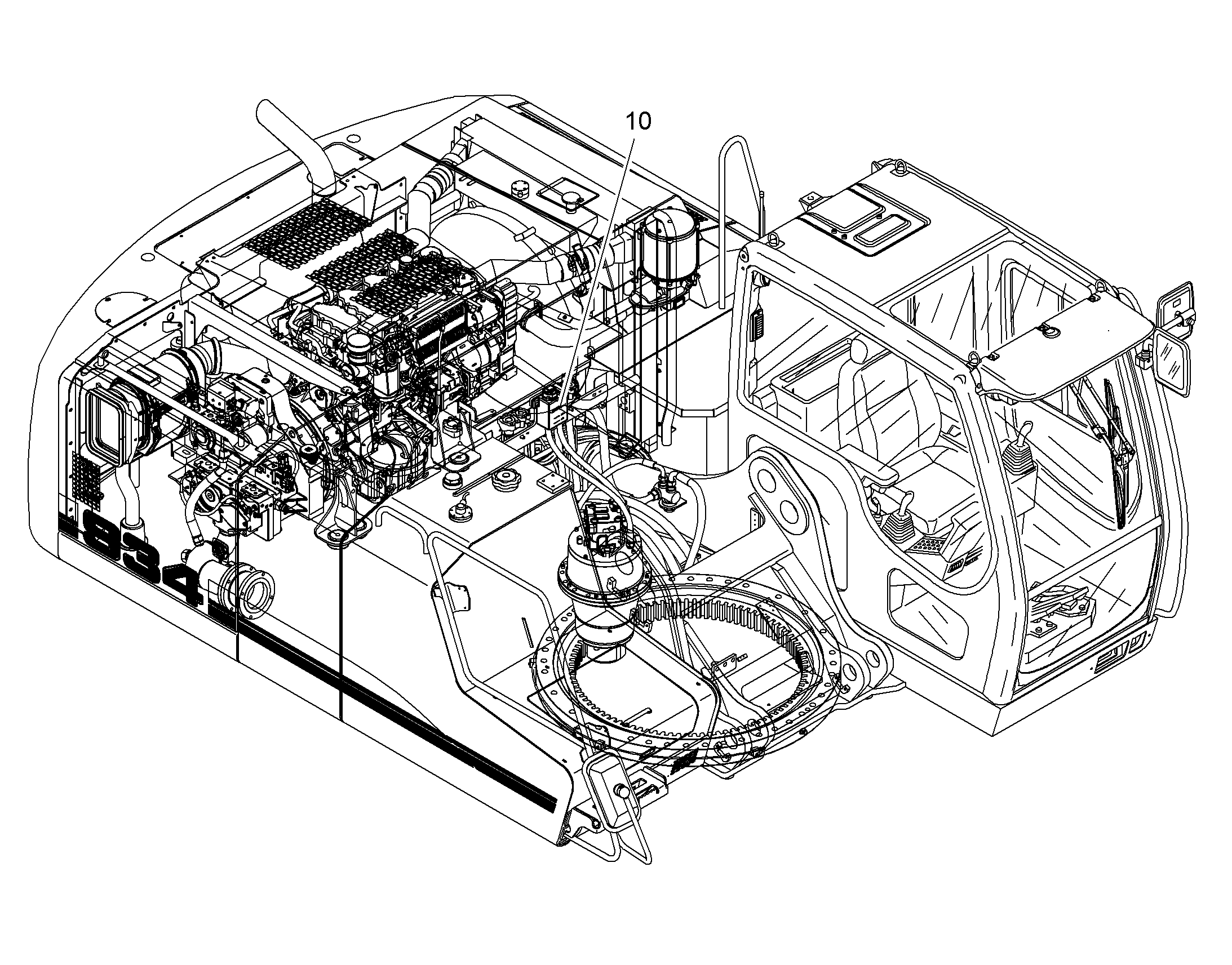 МОНТ.НАБ.ОБОР. Д.СНОСА В ШАССИ 10845658 LIEBHERR