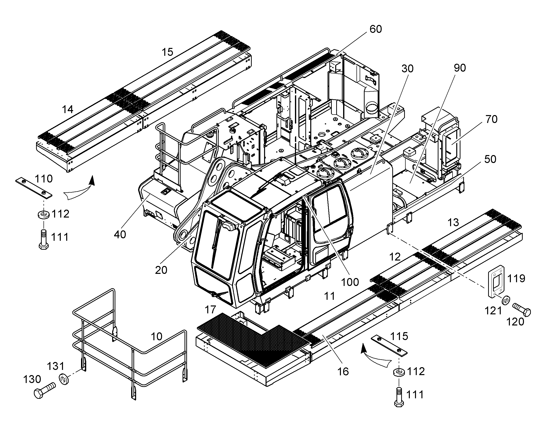 ПЕРЕОБОРУД. ПОВОР. ПЛАТФОРМЫ 10369322 LIEBHERR