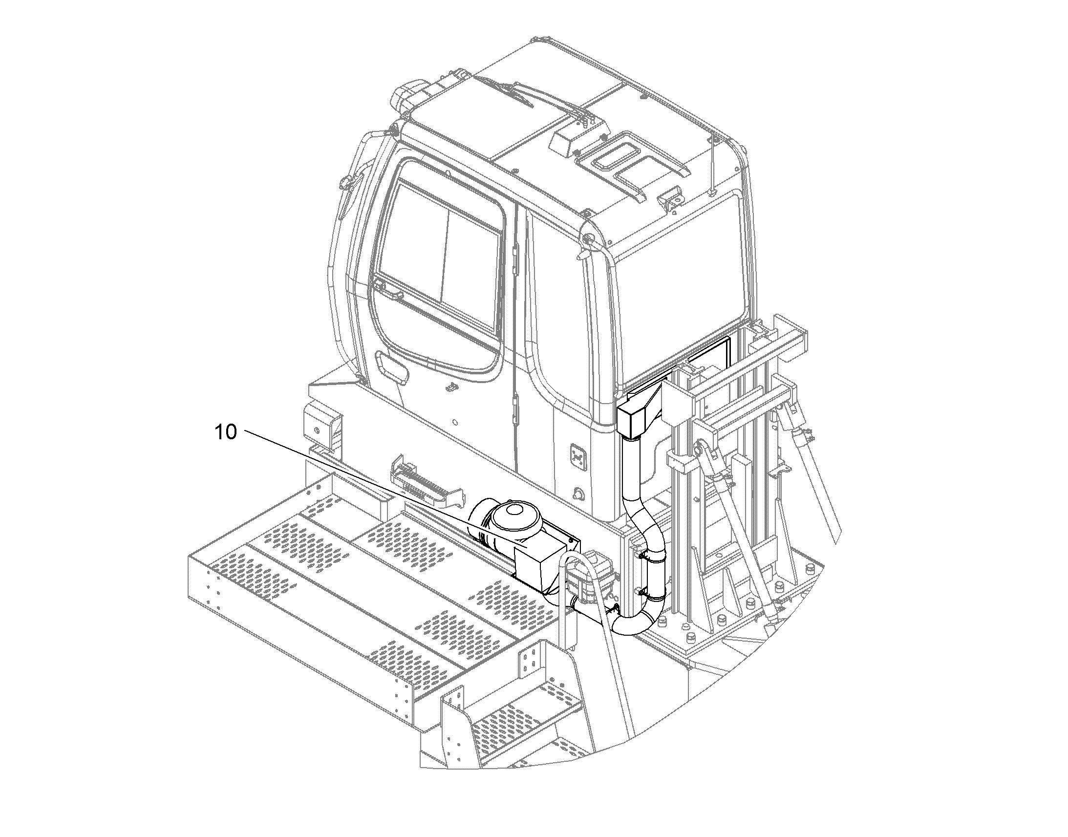 ВЕНТИЛЯЦИЯ ДЛЯ КАБИНЫ 10370745 LIEBHERR