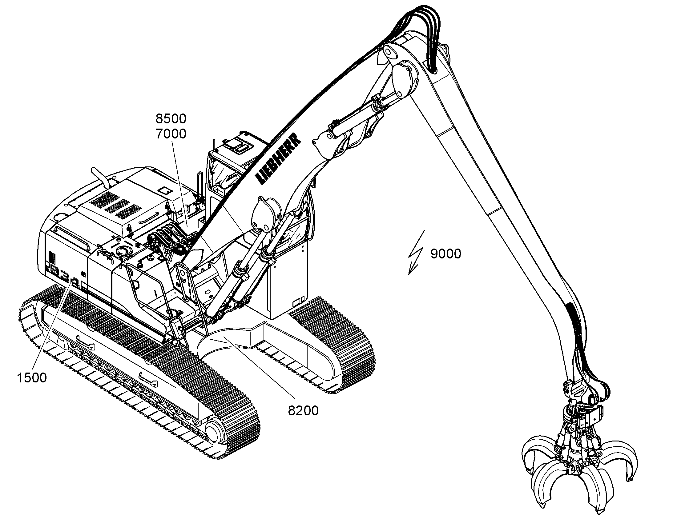 ПЕРЕОБОРУД. ПОВОР. ПЛАТФОРМЫ 10372916 LIEBHERR